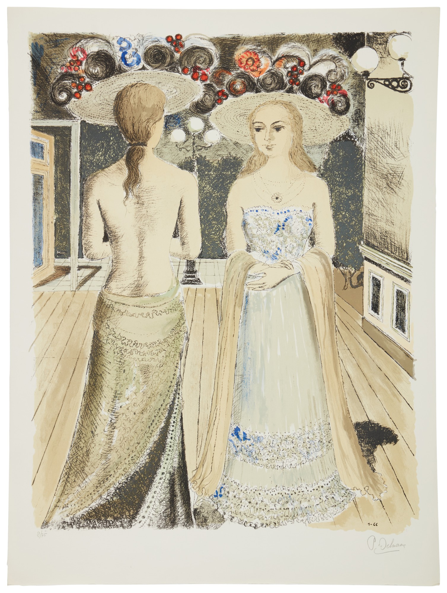 Paul Delvaux — The Rivals (Jacob 5)