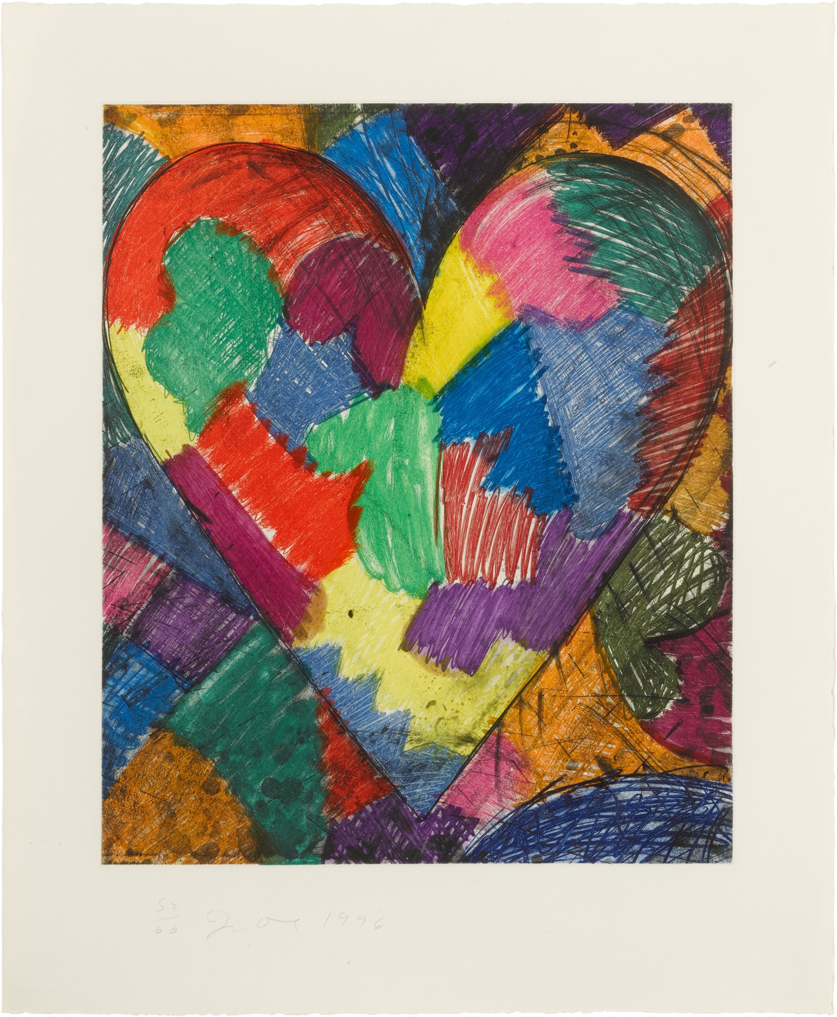 Jim Dine — A Beautiful Heart (Carpenter 111)