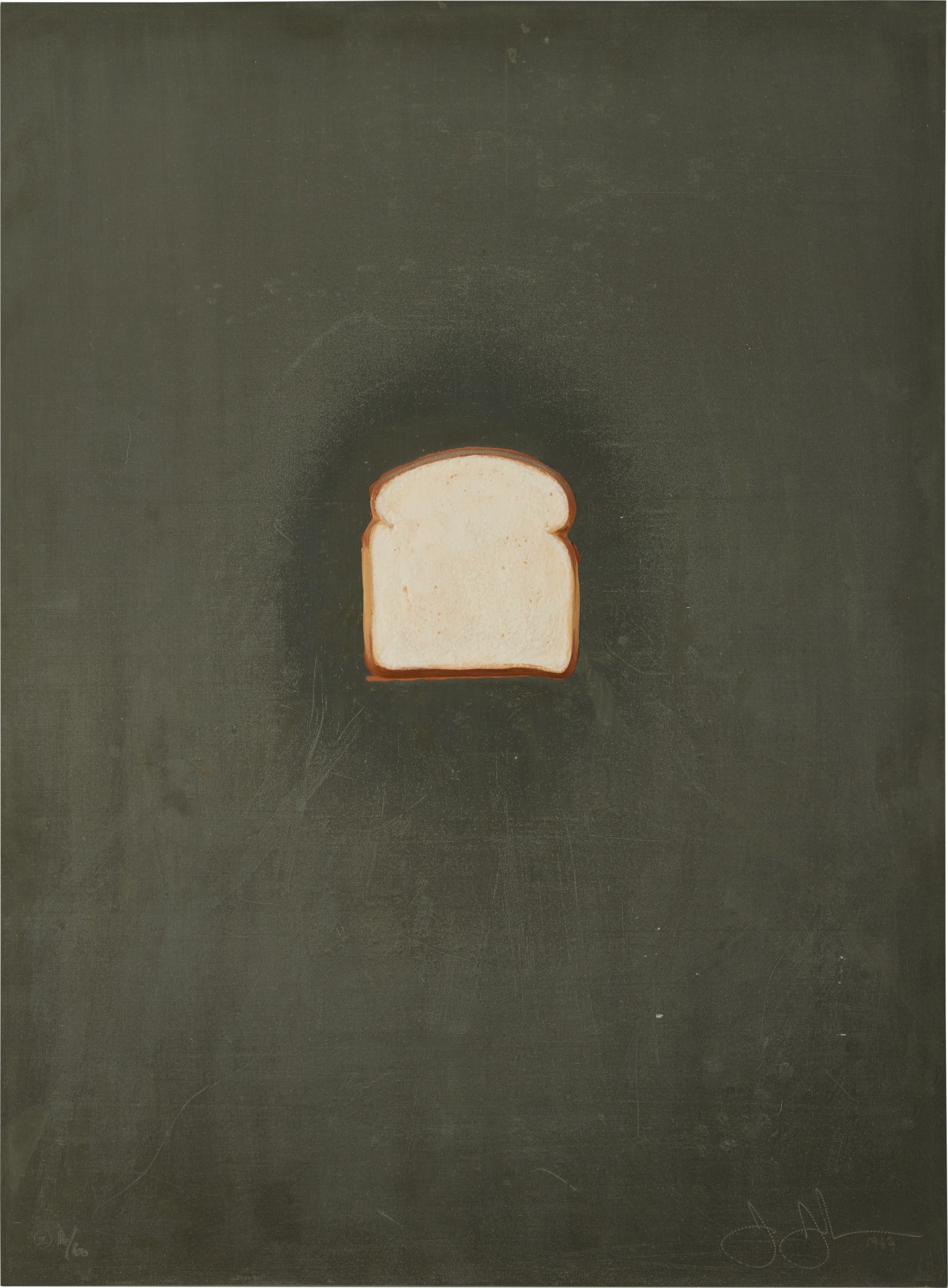 Jasper Johns — Bread (ULAE 76)