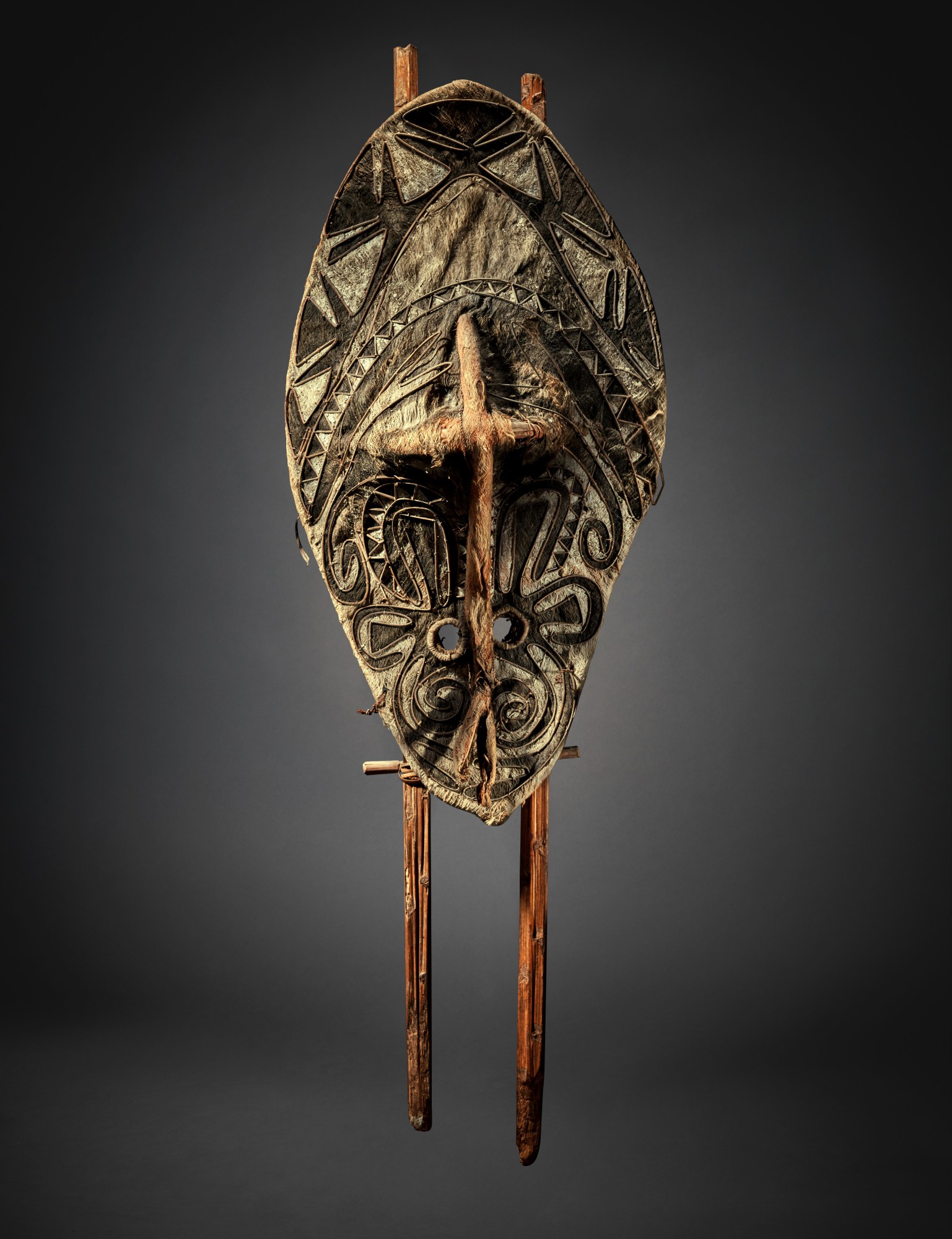 Unknown (Historical) — Purari Barkcloth Mask, Gulf of Papua, Gulf Province, Papua New Guinea