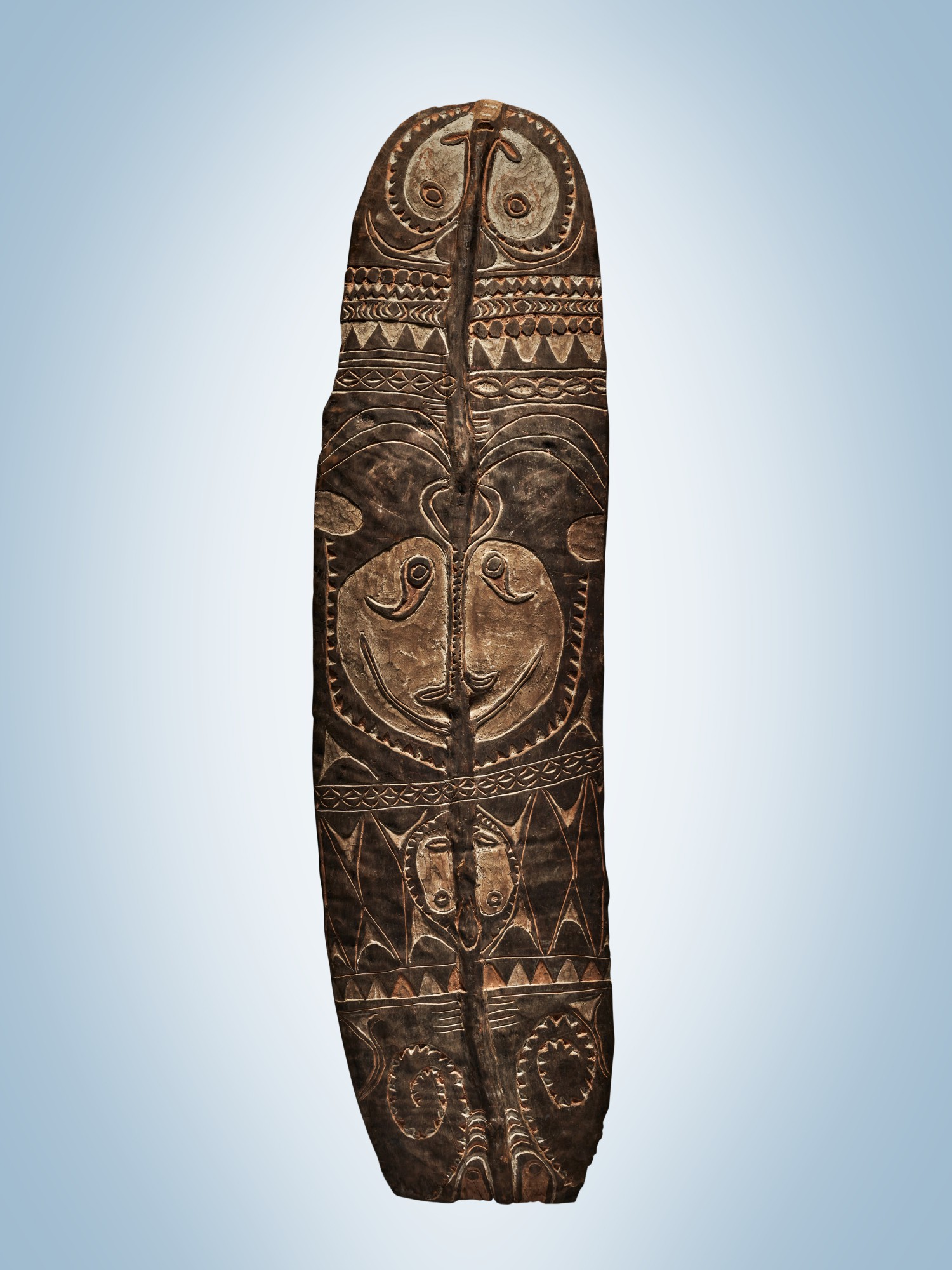 Unknown — Iatmul or Sawos Shield, Middle Sepik River, East Sepik Province, Papua New Guinea
