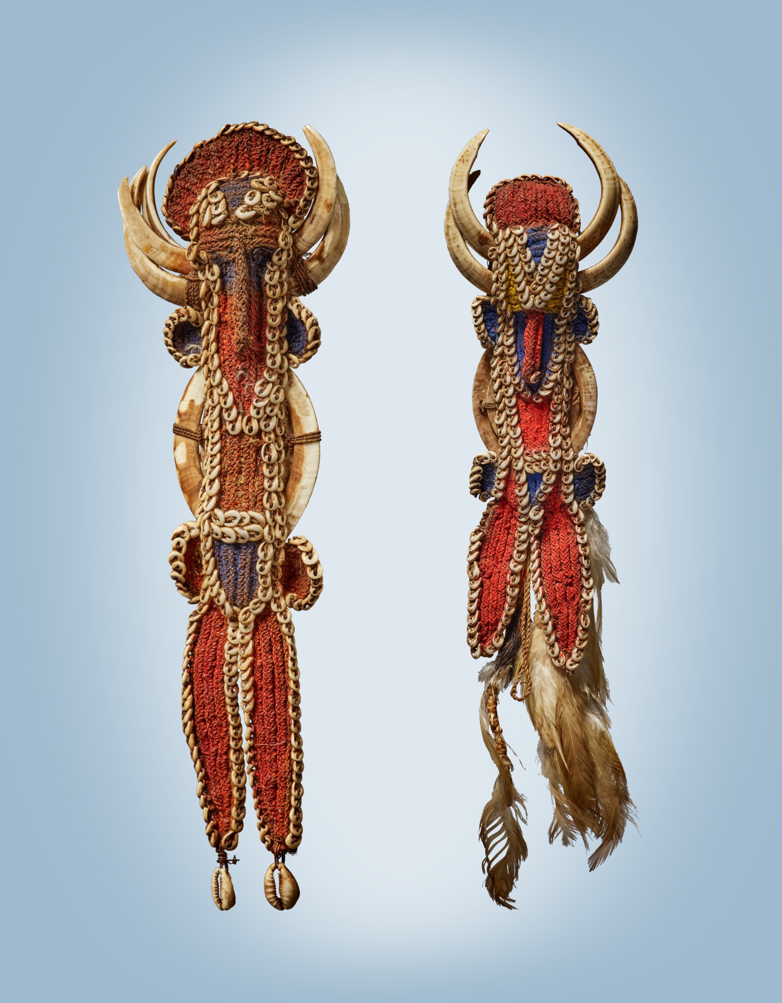 Unknown (Historical) — Two Abelam Ornaments, Maprik Hills, East Sepik Province, Papua New Guinea