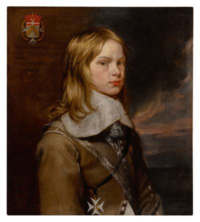 Portrait of Baron Evrard de Fourneau de Cruyckenbourg (b. 1641) as a youth, wearing the order of the Knights of Malta