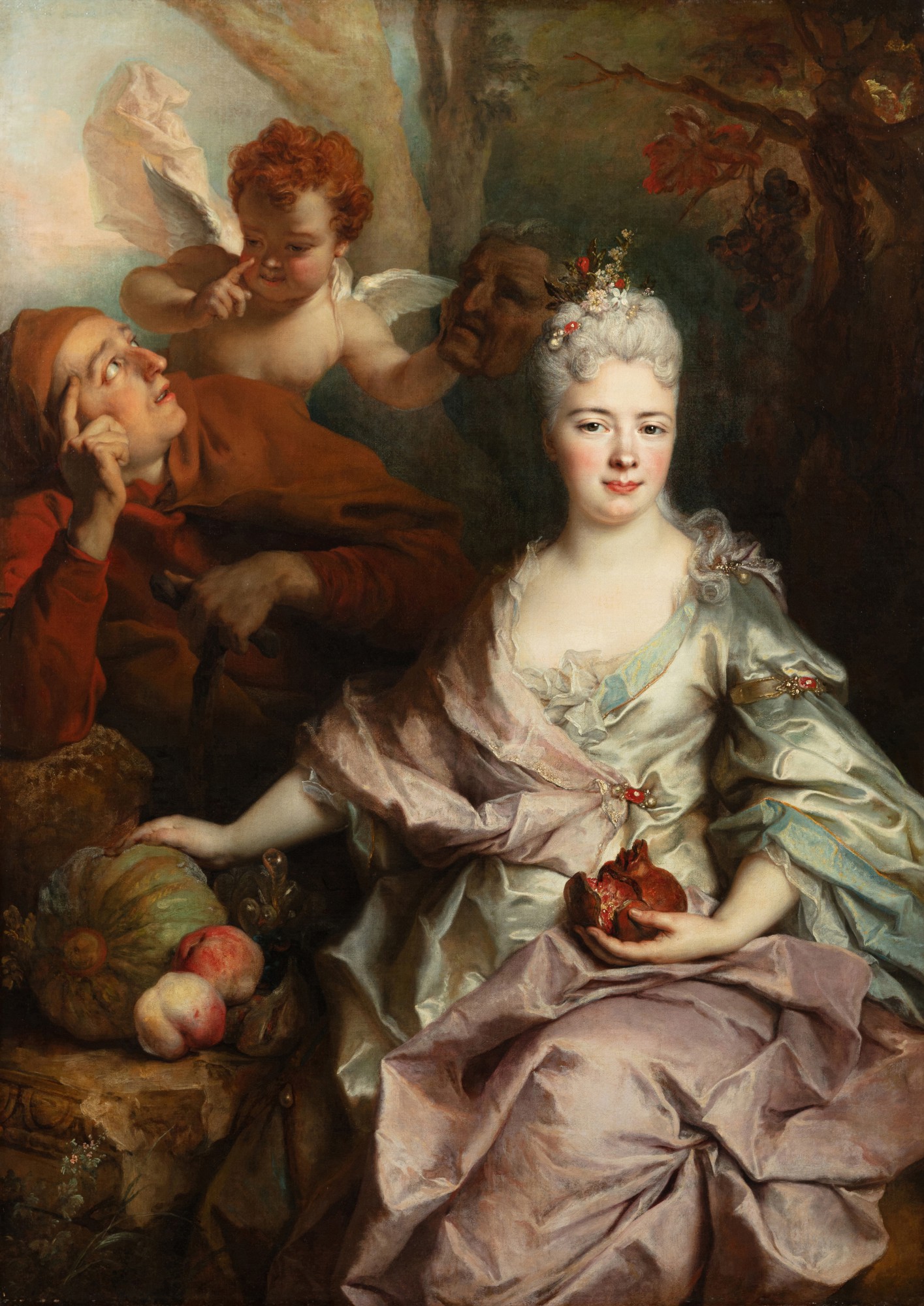 Nicolas de Largillière — Portrait of a lady as Pomona, traditionally identified as the Marquise de Parabère