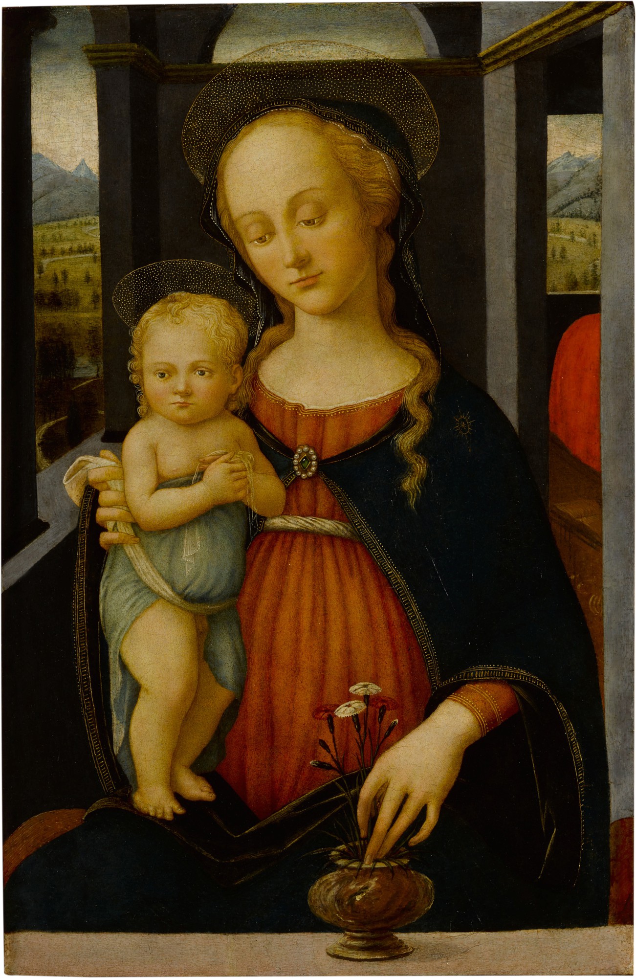 Workshop of Andrea del Verrocchio — The Virgin and Child