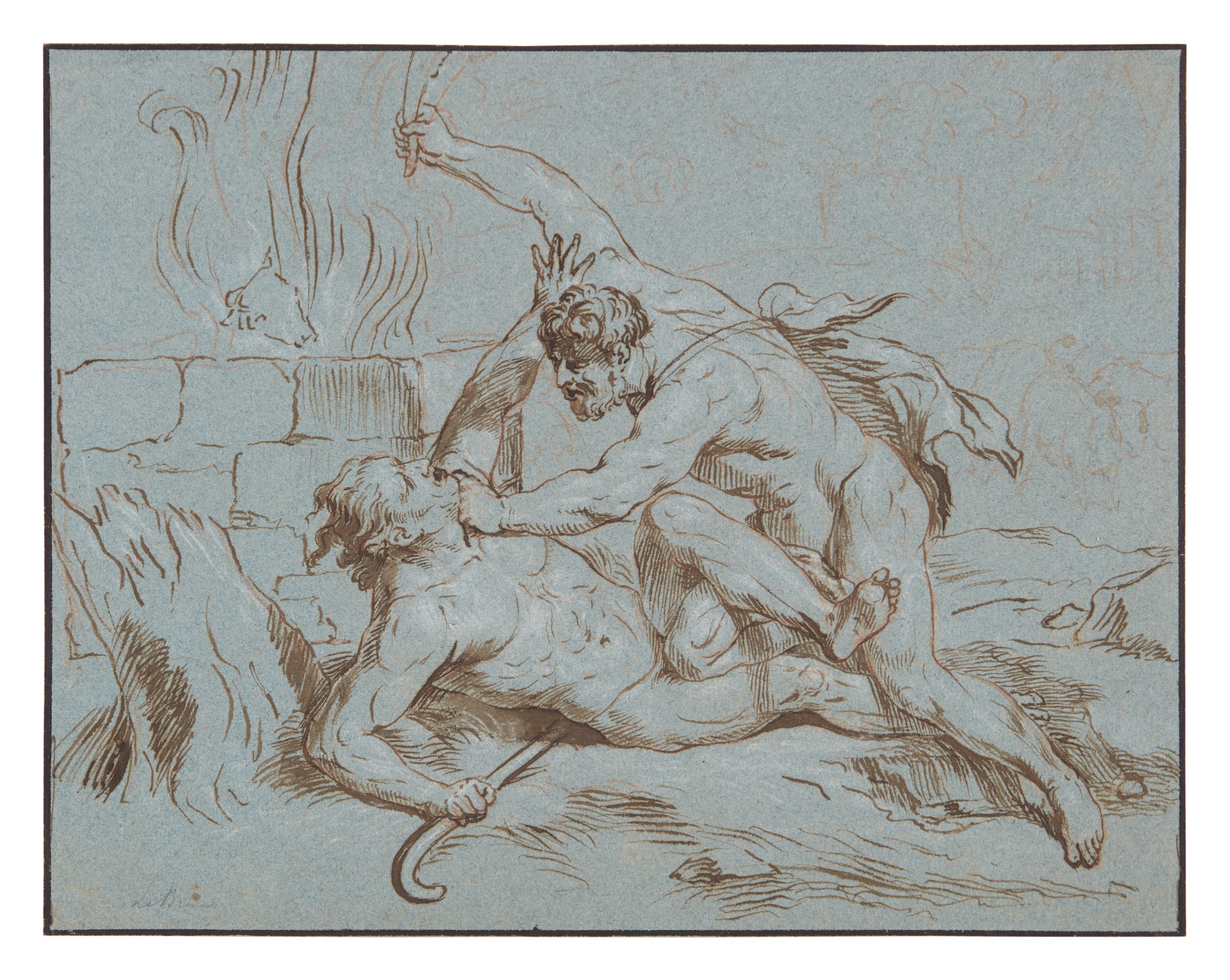 French School, 17th Century — Cain and Abel