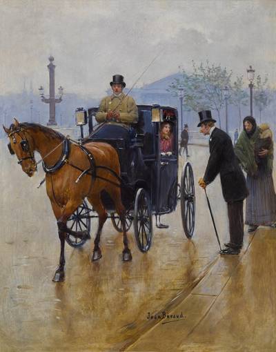 Fiacre, Place de la Concorde