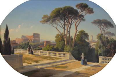 A View of Rome from Villa Borghese