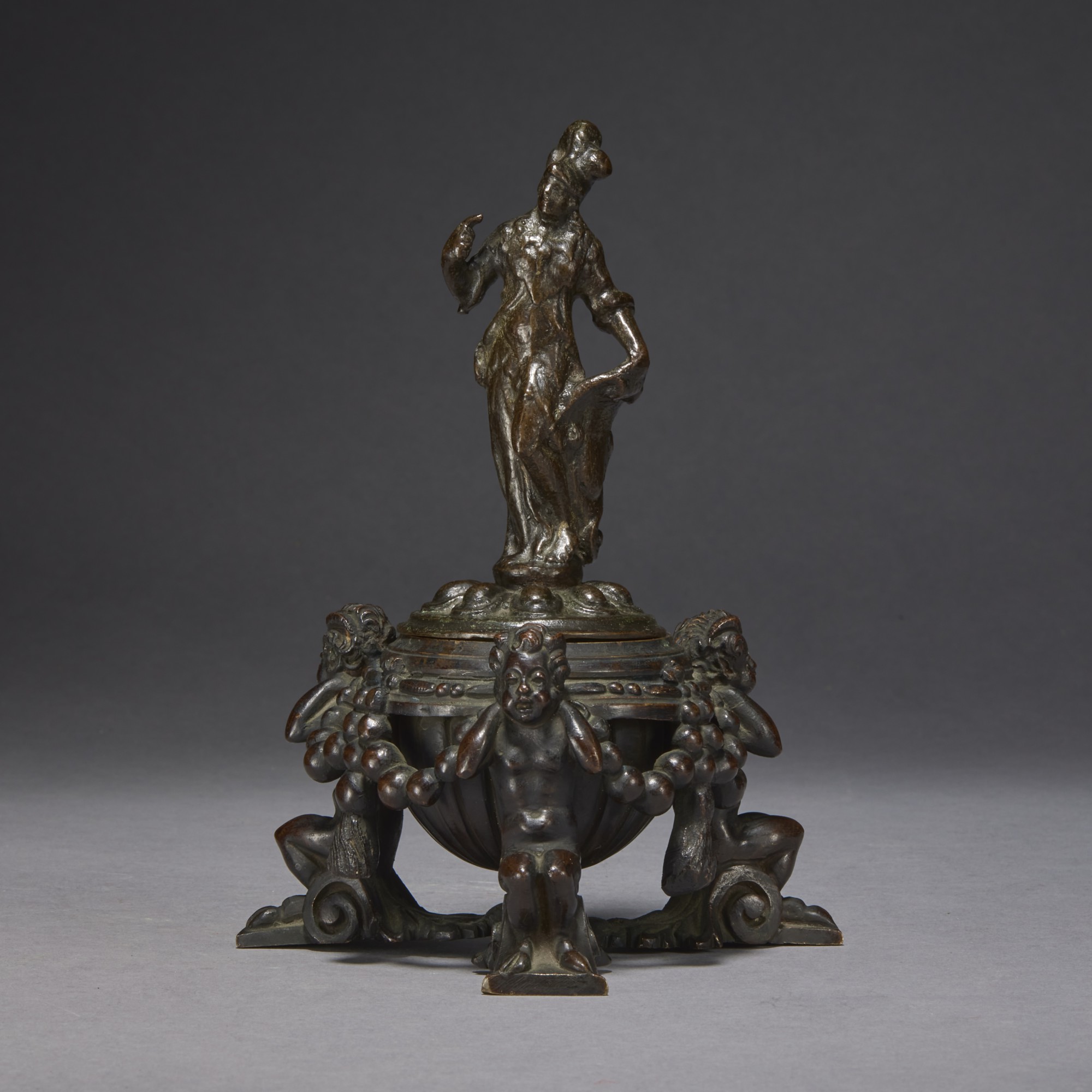 Italian, Venice, 17th century — Covered Inkwell