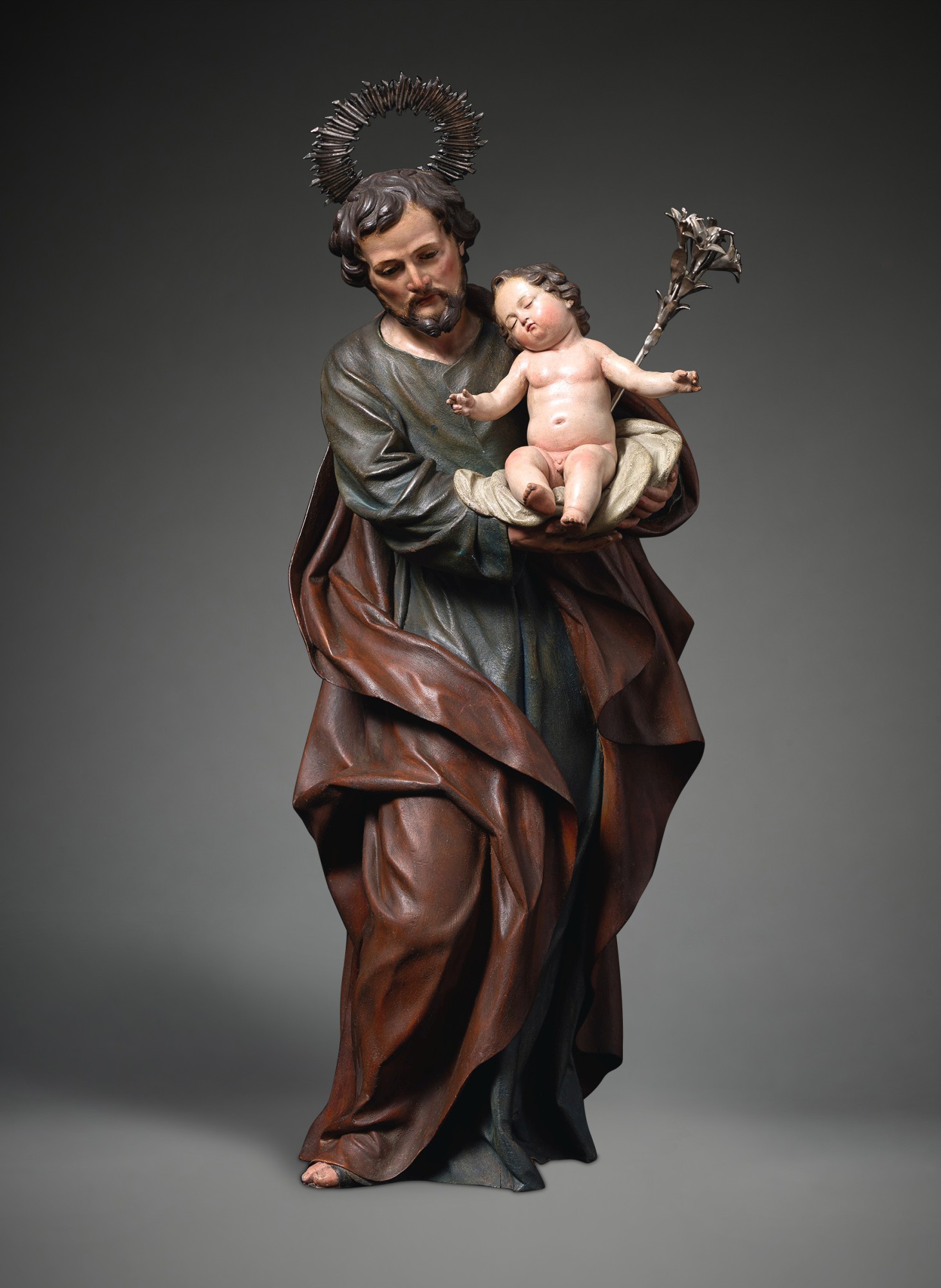 Manuel González Santos, known as “El Granadino” (Granada 1765 - 1848) — Saint Joseph with the Christ Child