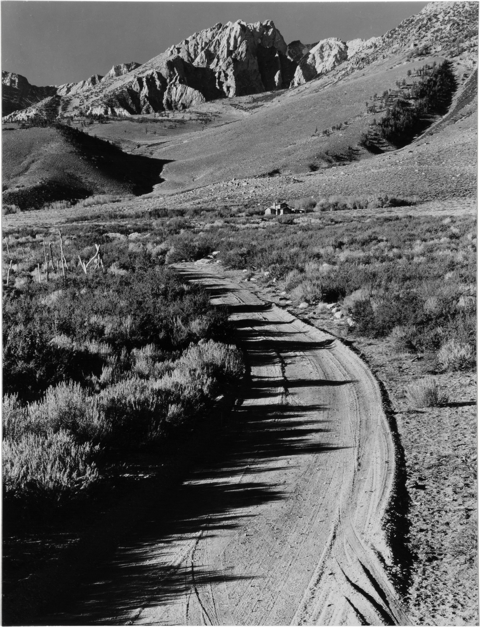 Ansel Adams — 'East Side of Sierra near Bighorn, Calif.'