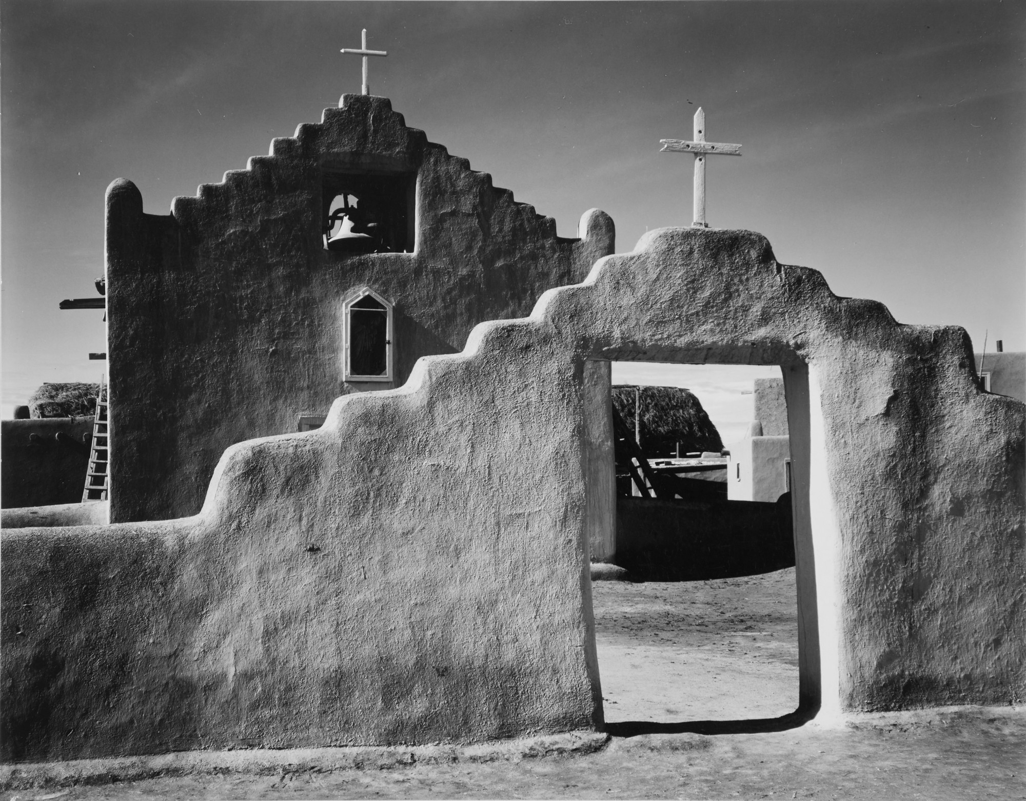 Ansel Adams — New Church, Taos Pueblo, New Mexico