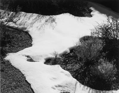 'Snowbank, Owens Valley, Cal.'