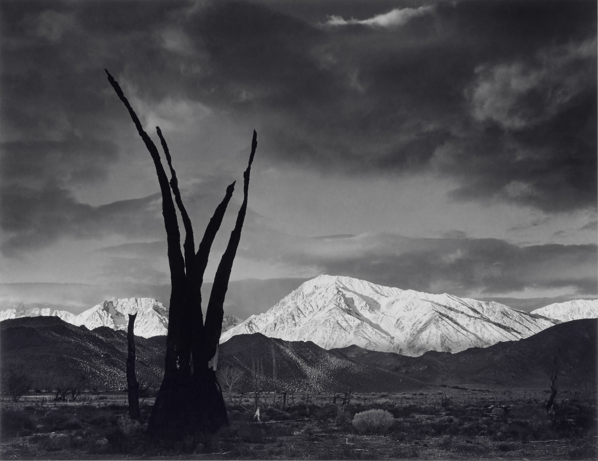 Ansel Adams — 'Sunrise, Mount Tom, Sierra Nevada, California'