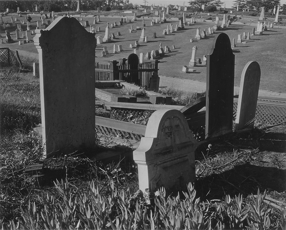 Ansel Adams — Laurel Hill Cemetery, San Francisco