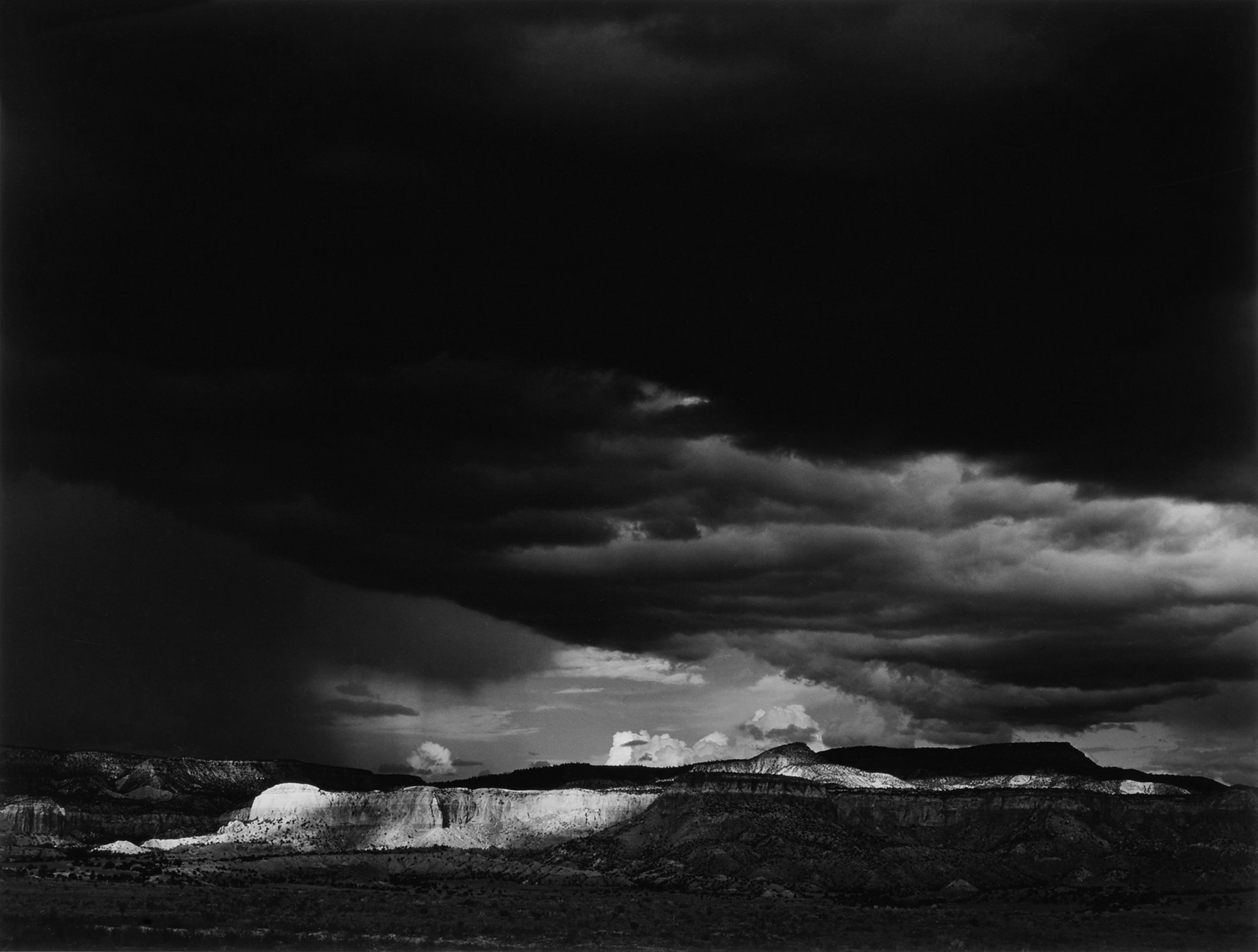 Ansel Adams — 'Thunderstorm, Ghost Ranch, Chama Valley, New Mexico'