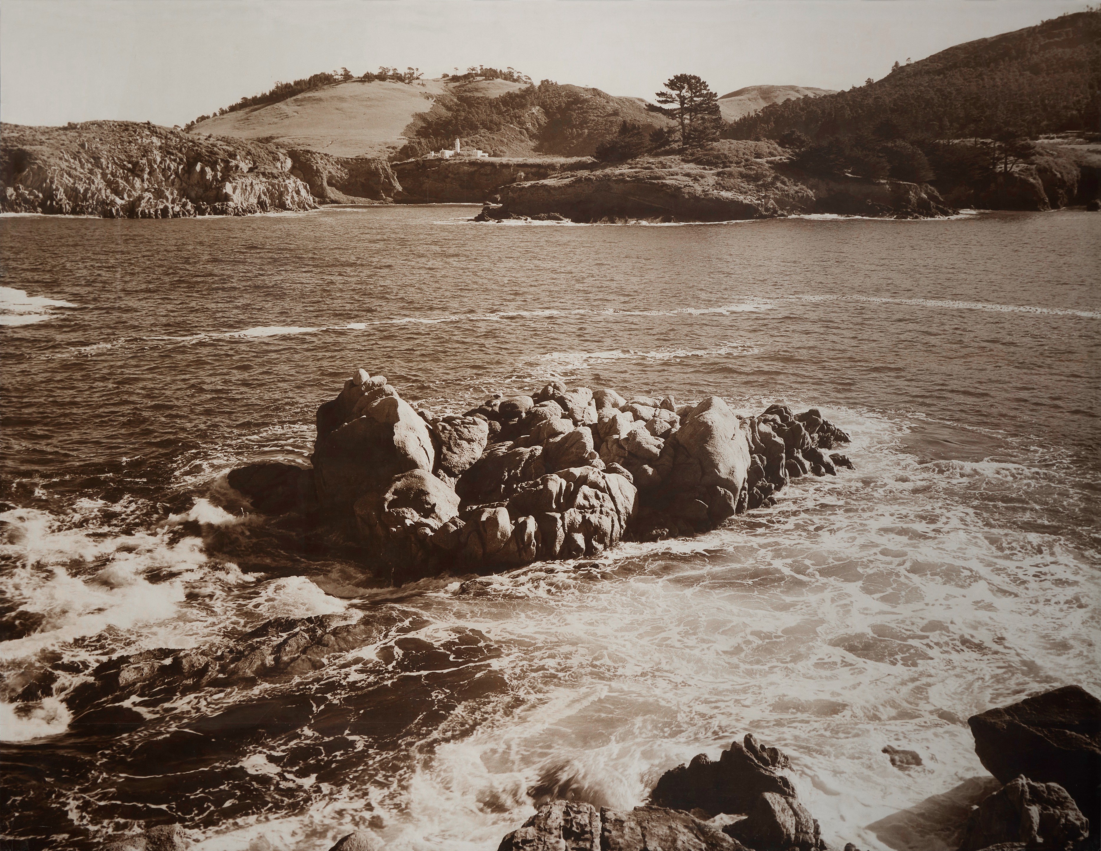 Ansel Adams — Whaler’s Cove, Carmel Mission, California