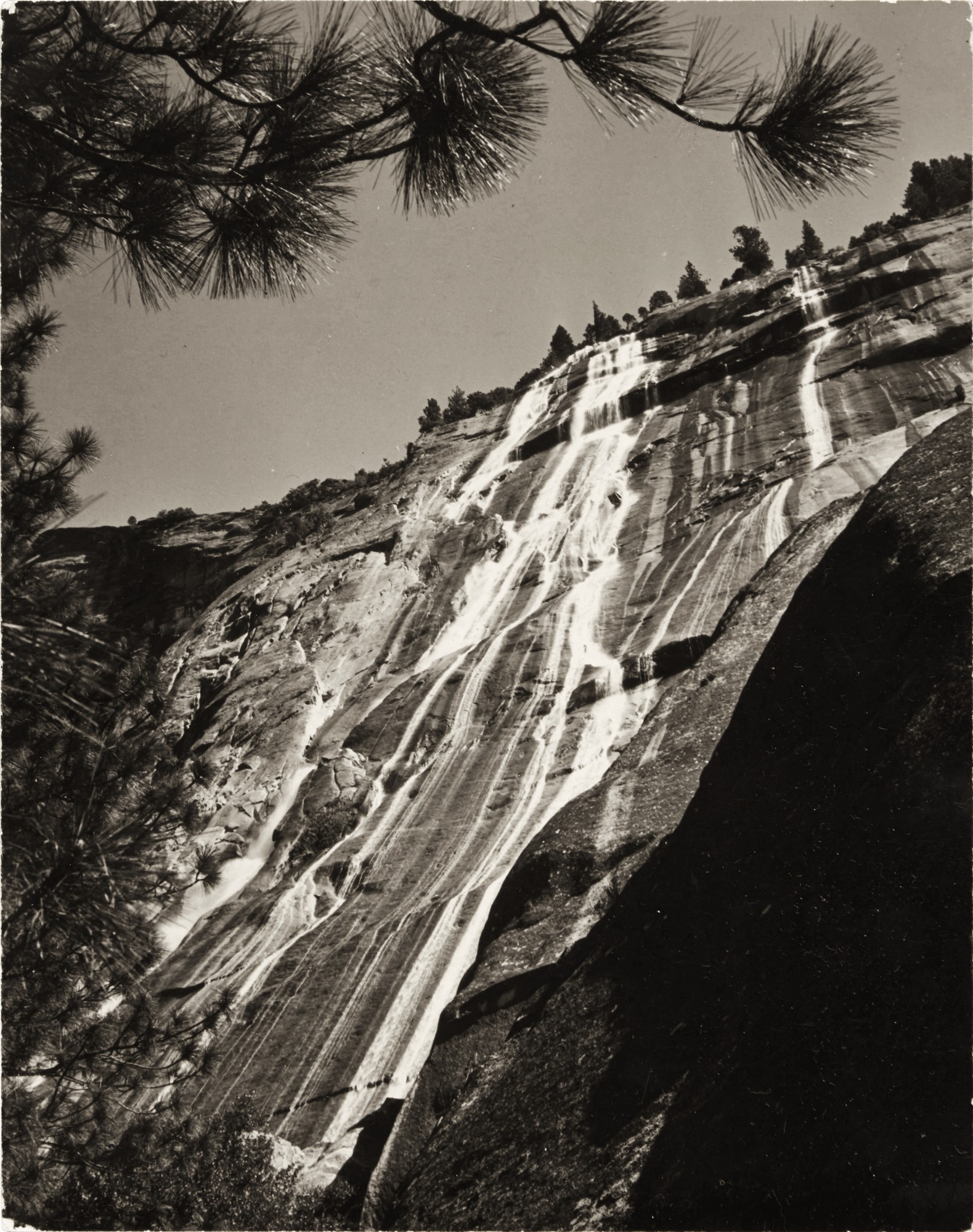 Ansel Adams — Royal Arch Falls, Yosemite Valley