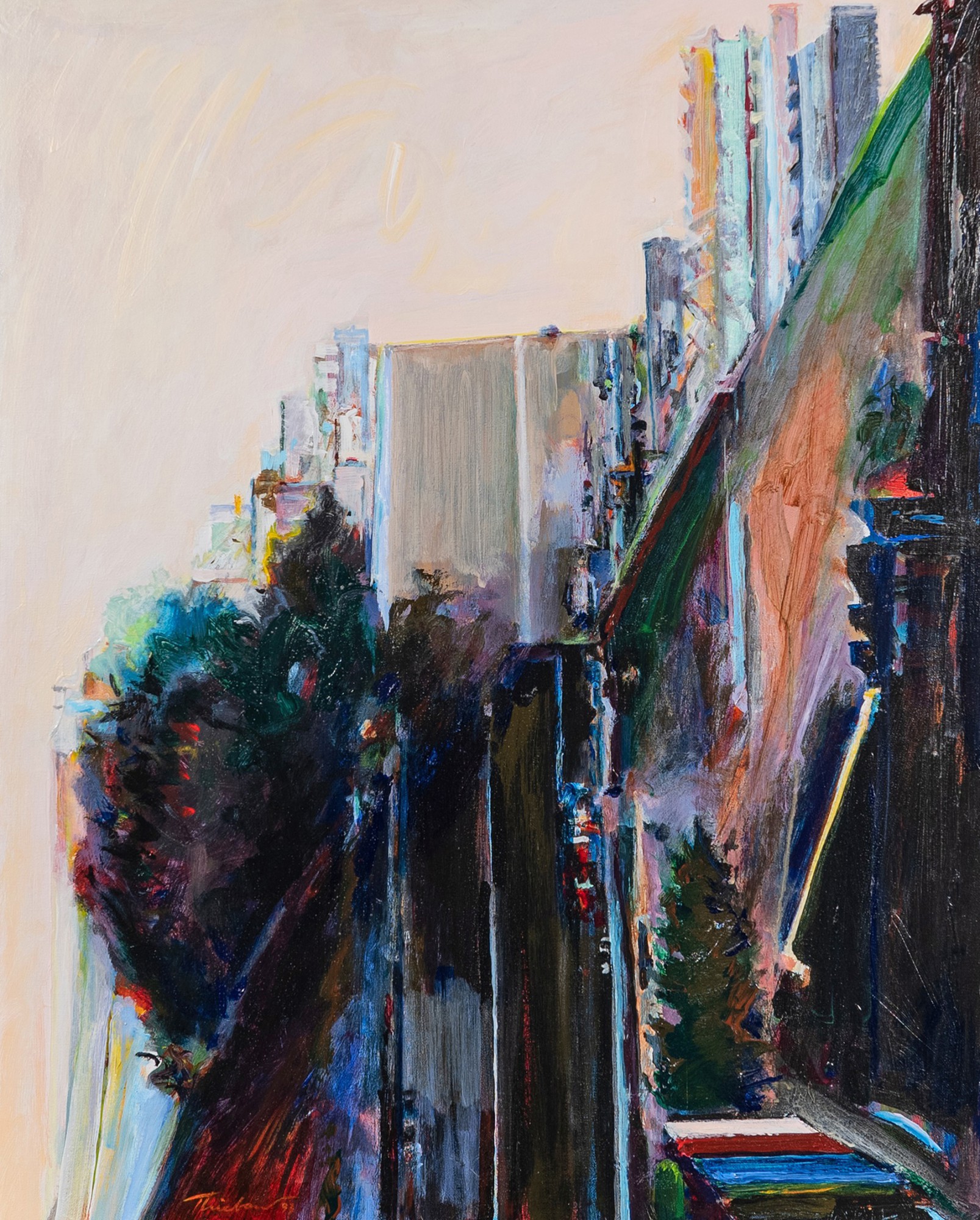 Wayne Thiebaud — Hillside Streets