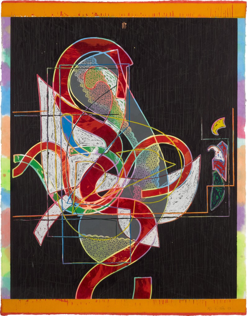 Frank Stella — Pergusa Three, from Circuits (Axsom 143)