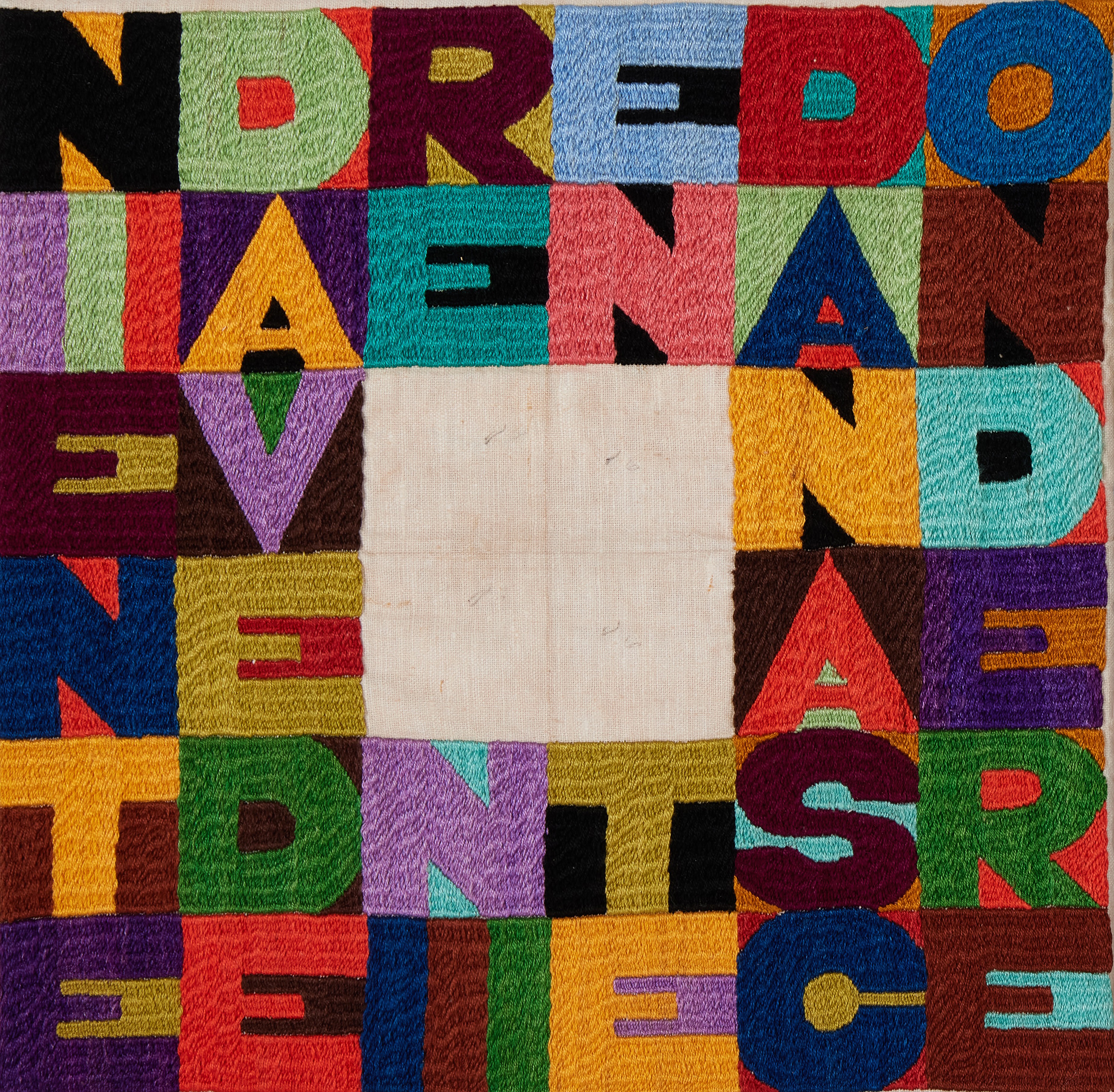 Alighiero Boetti — Niente da Vedere Niente da Nascondere