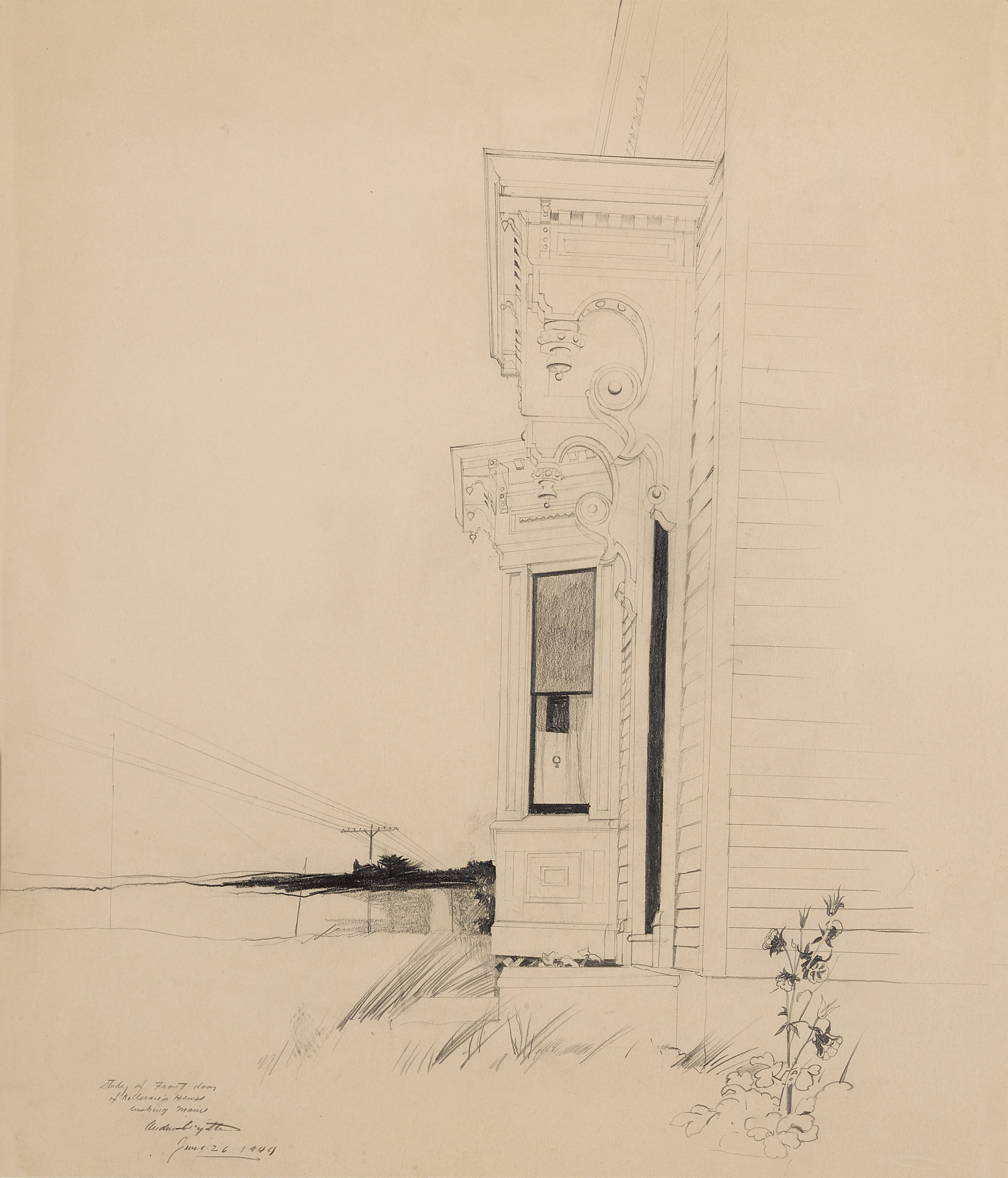 Andrew Wyeth — Front Door Study