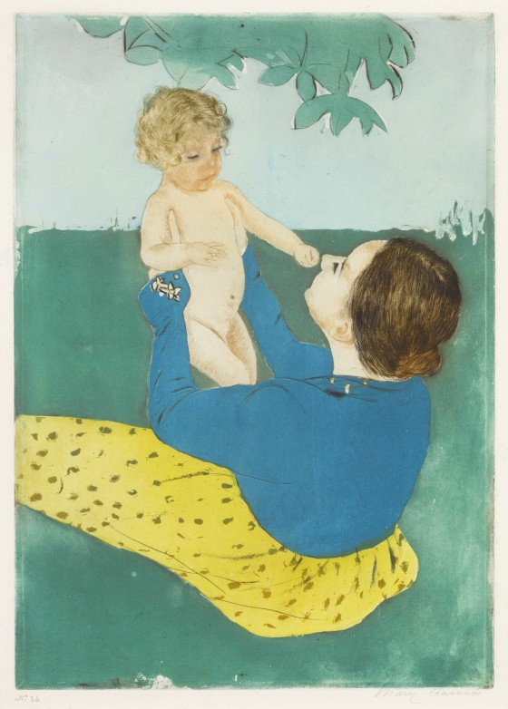 Mary Cassatt — Under the Horse-Chestnut Tree (Breeskin 162)