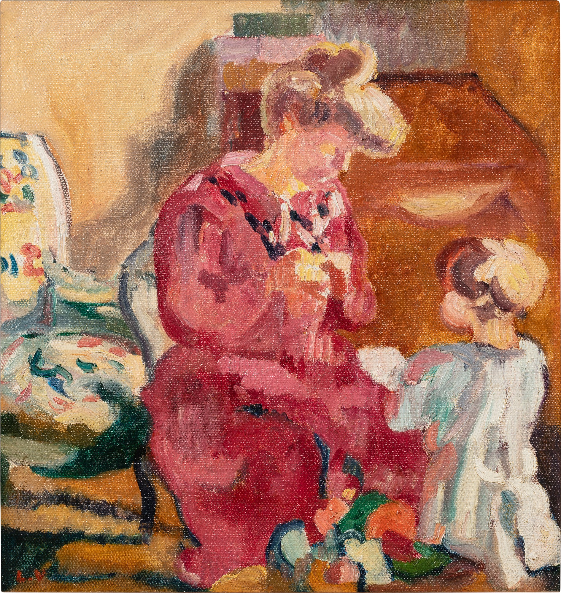Louis Valtat — Suzanne et Jean enfant
