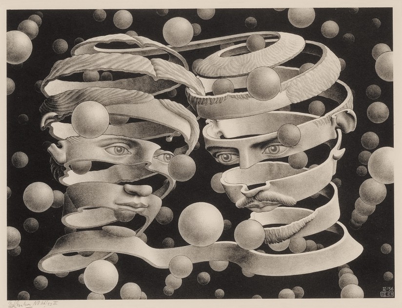 M. C. Escher — Bond of Union (Bool 409)