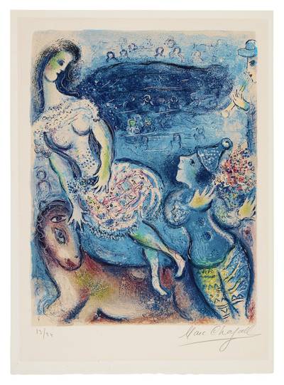 The Circus: One Plate (Mourlot 511)