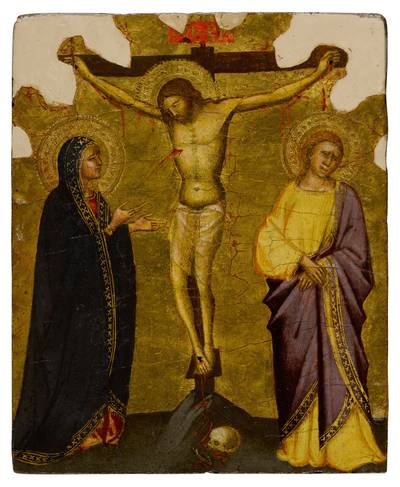 Crucifixion with the Mourning Virgin and Saint John the Baptist