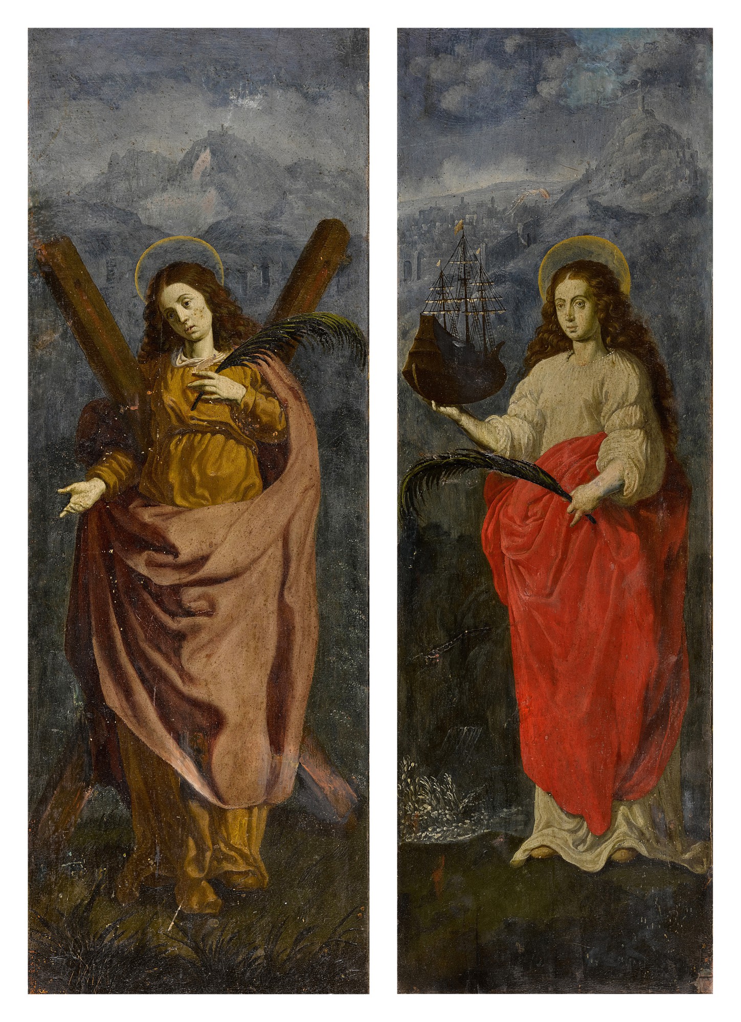 Catalan School, late 16th or early 17th century — Saint Eulalia and Saint Madrona