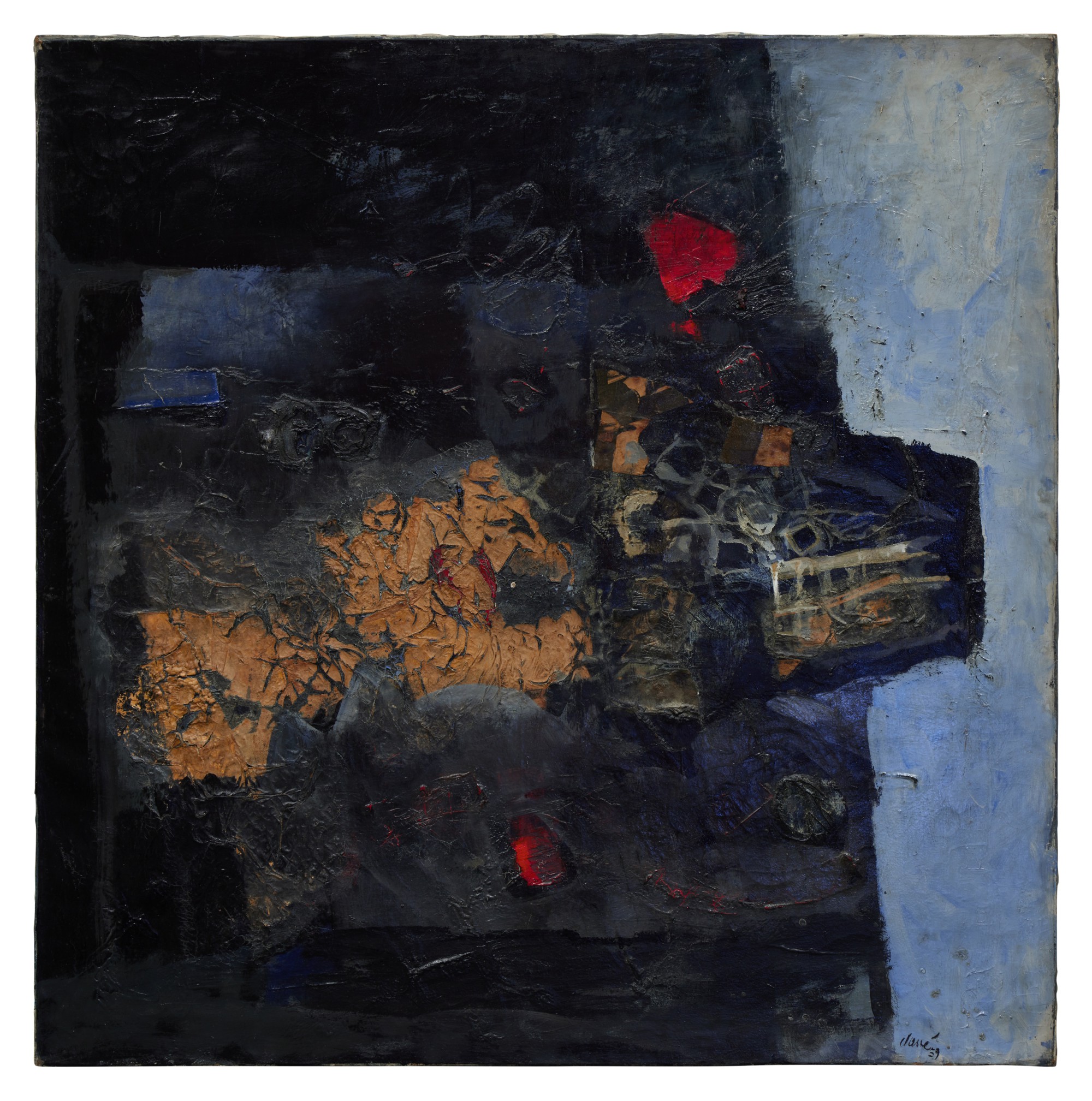 Antoni Clavé — Poisson à la table noire