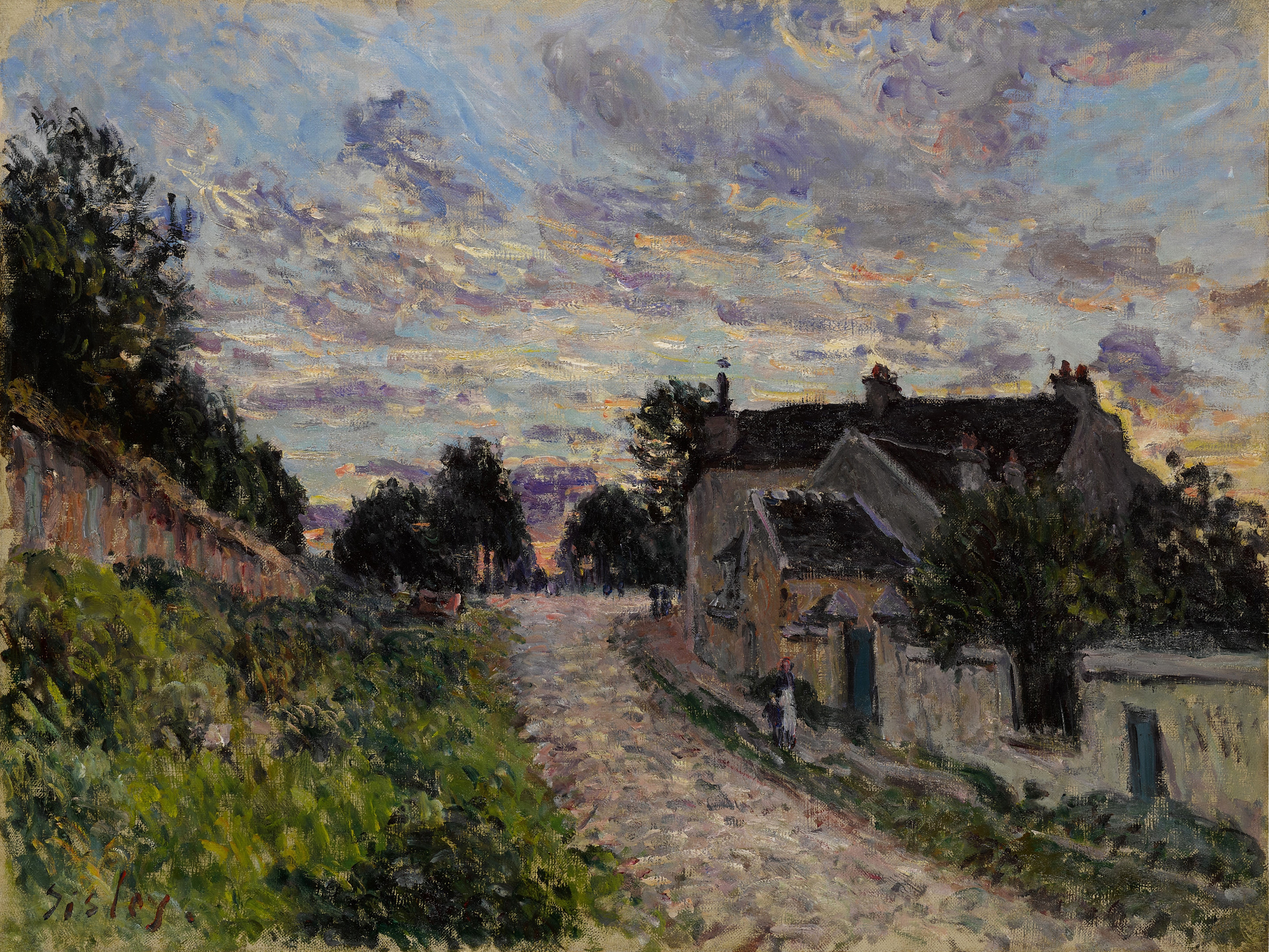 Alfred Sisley — Un Chemin à Louveciennes