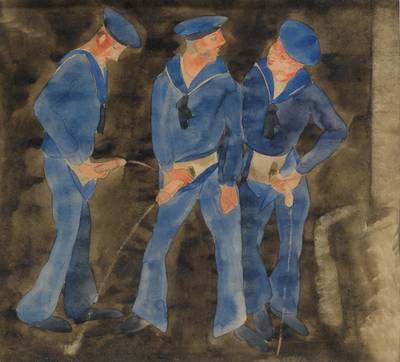 Three Sailors Urinating