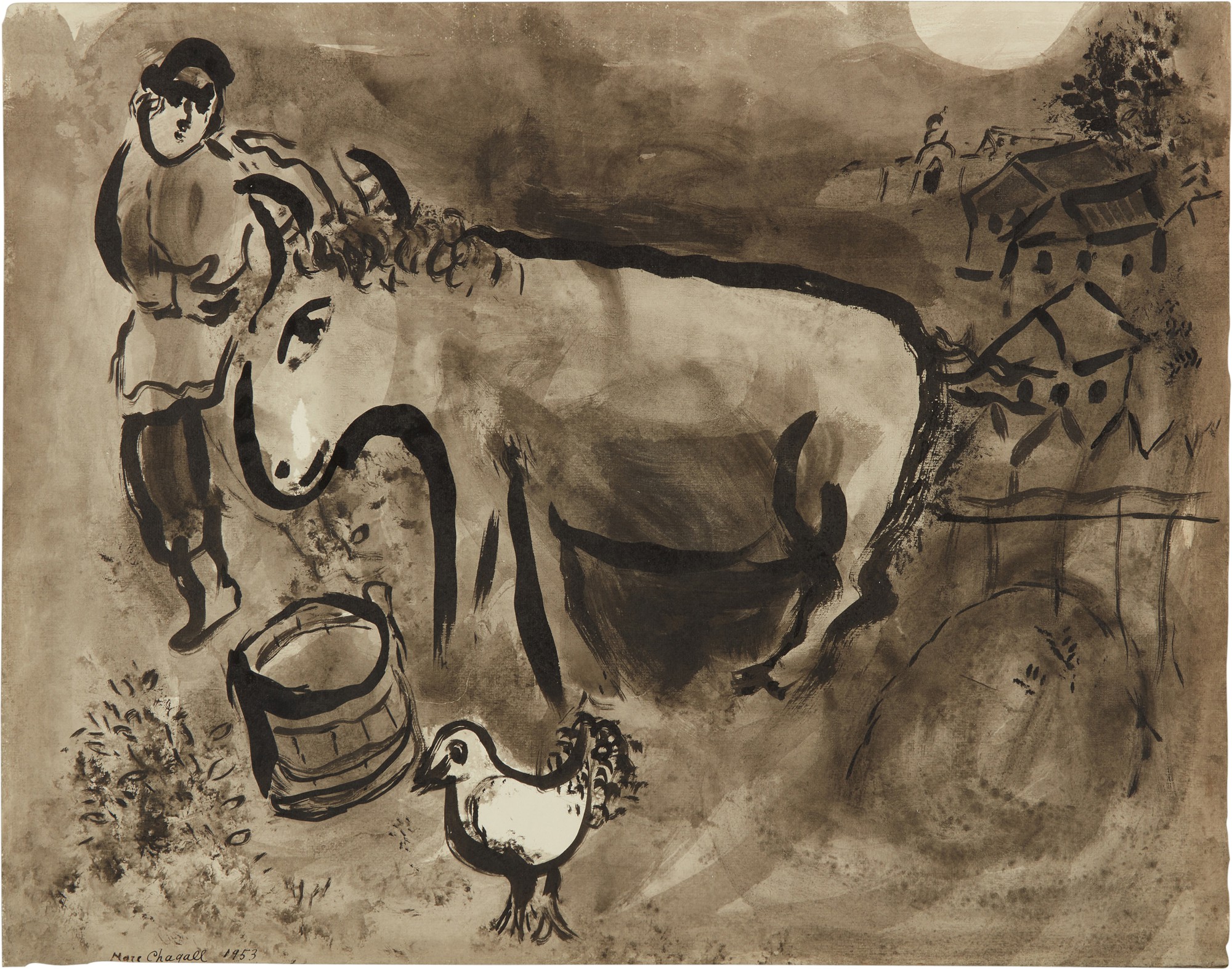 Marc Chagall — L'Étable