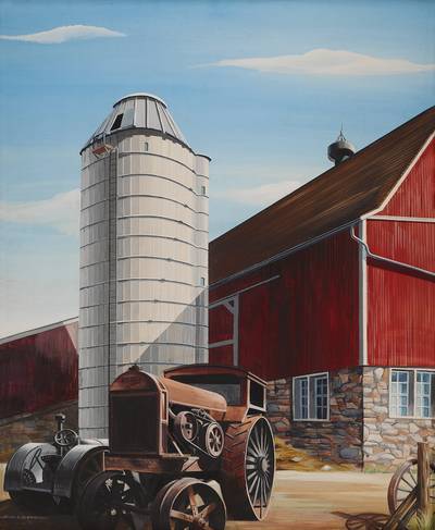 Red Barns (After the Harvest)