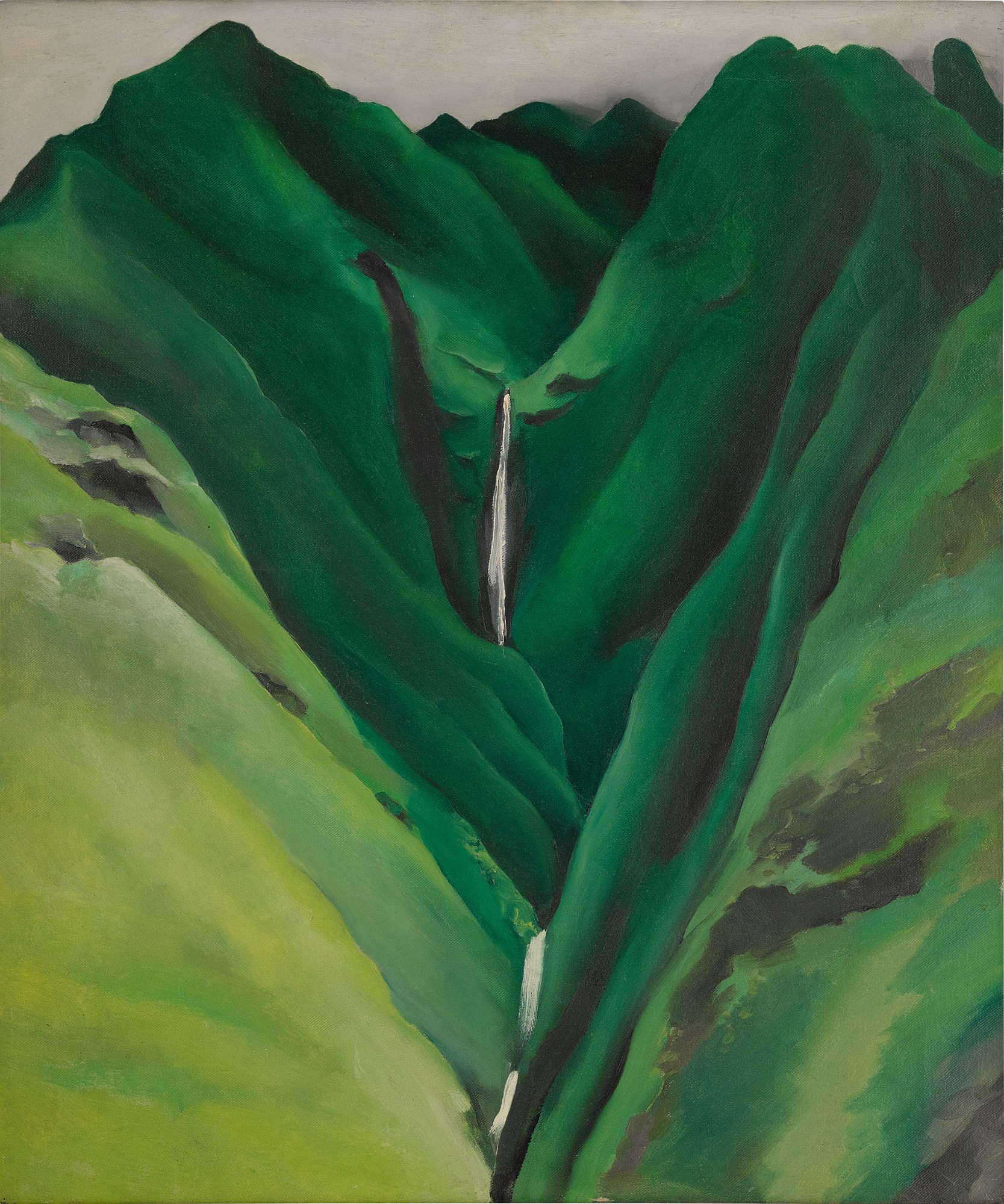 Georgia O'Keeffe — Waterfall, No. 2, Īao Valley