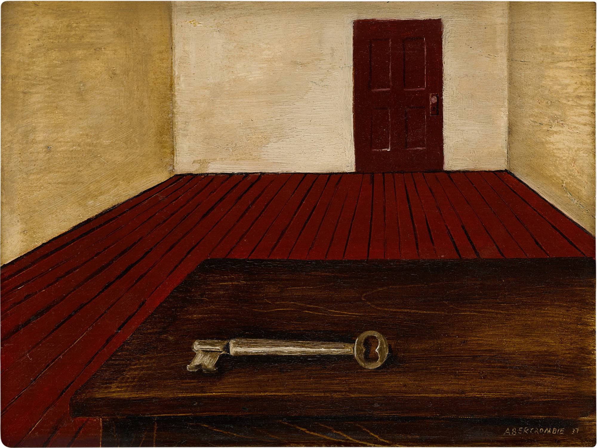 Gertrude Abercrombie — Untitled (Key on Table)