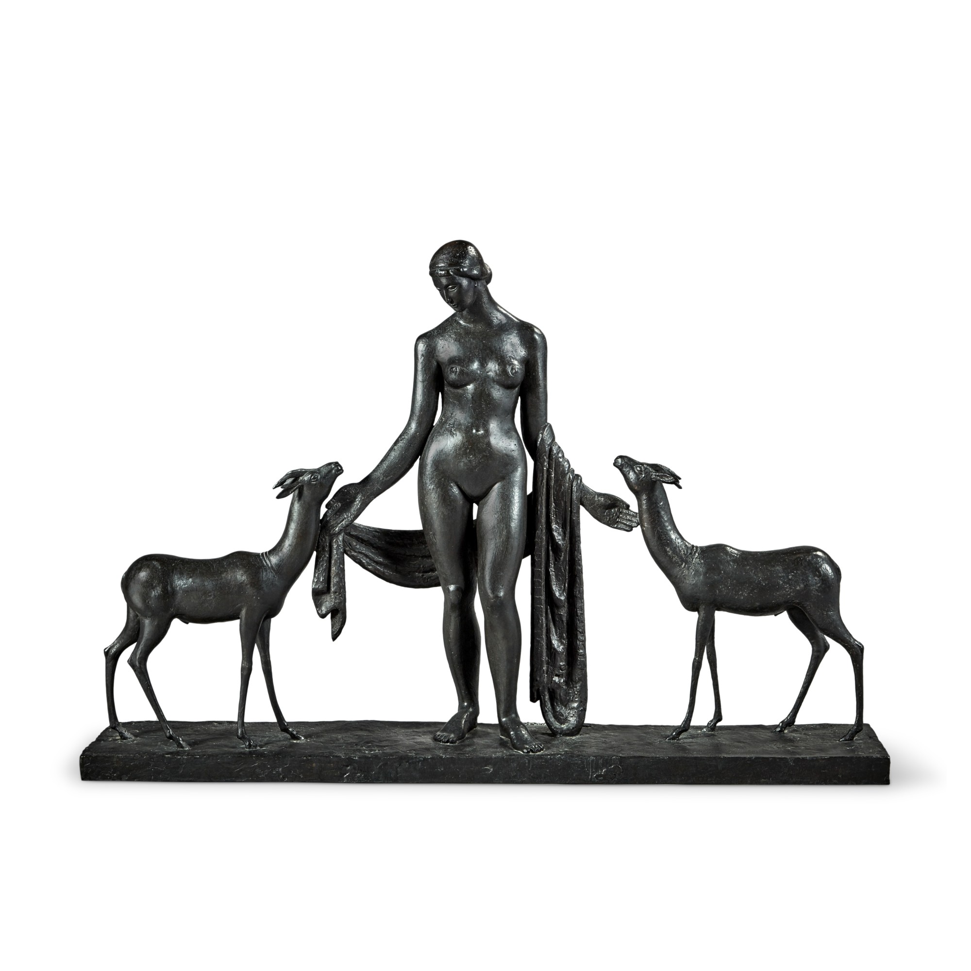 Jacques Lipchitz — Femme et gazelles