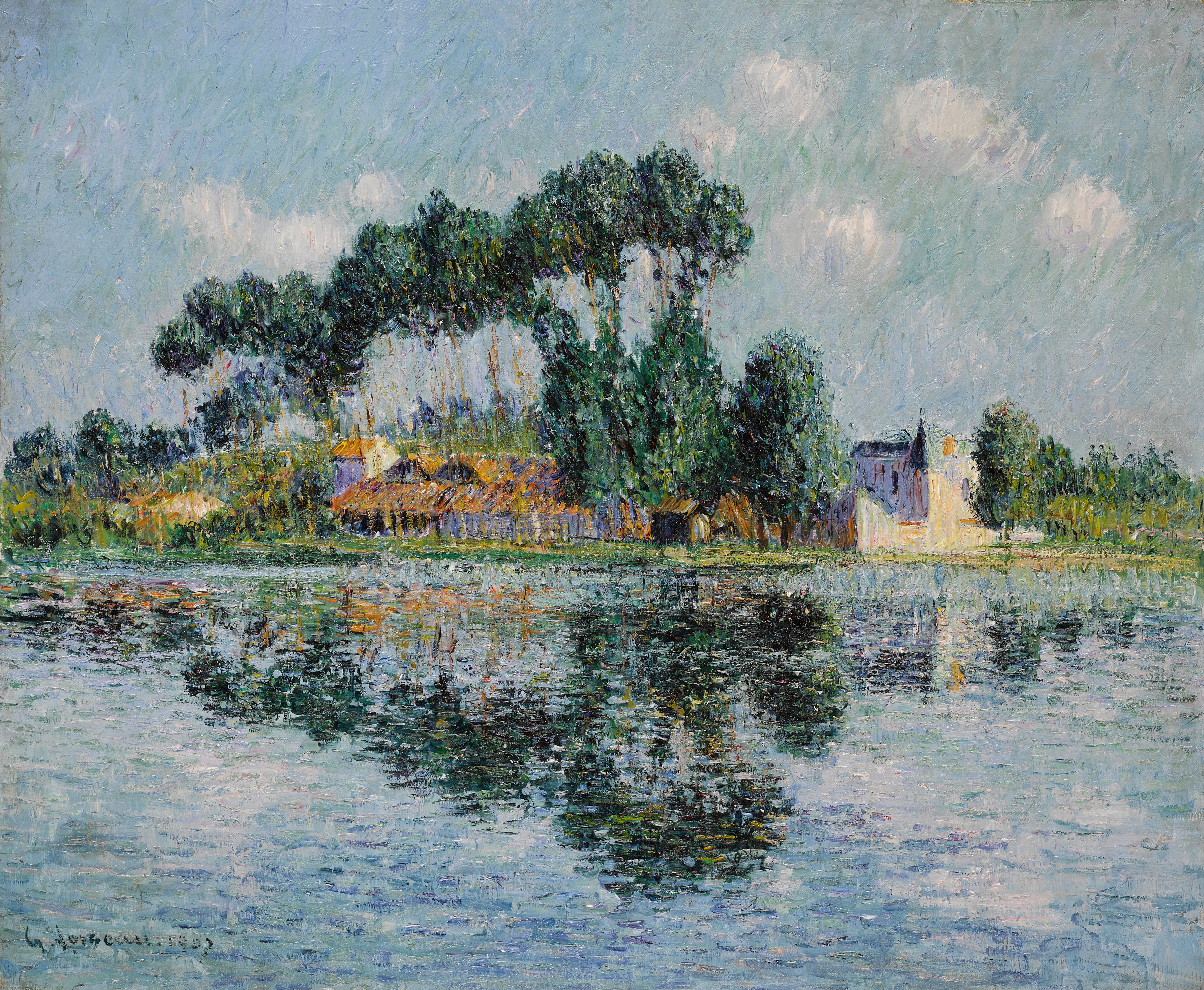 Gustave Loiseau — Peupliers sur les bords de l'Yonne