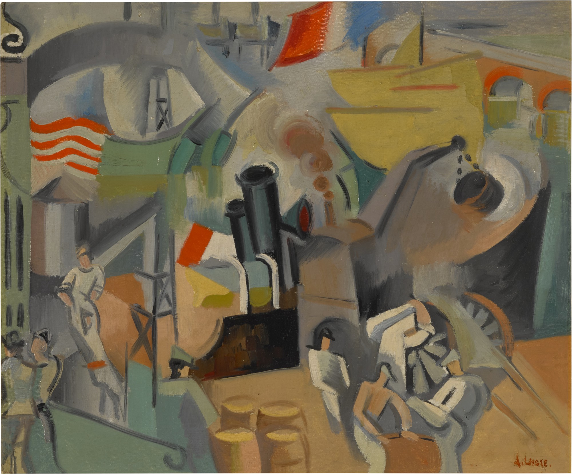 André Lhote — Le Port de Bordeaux