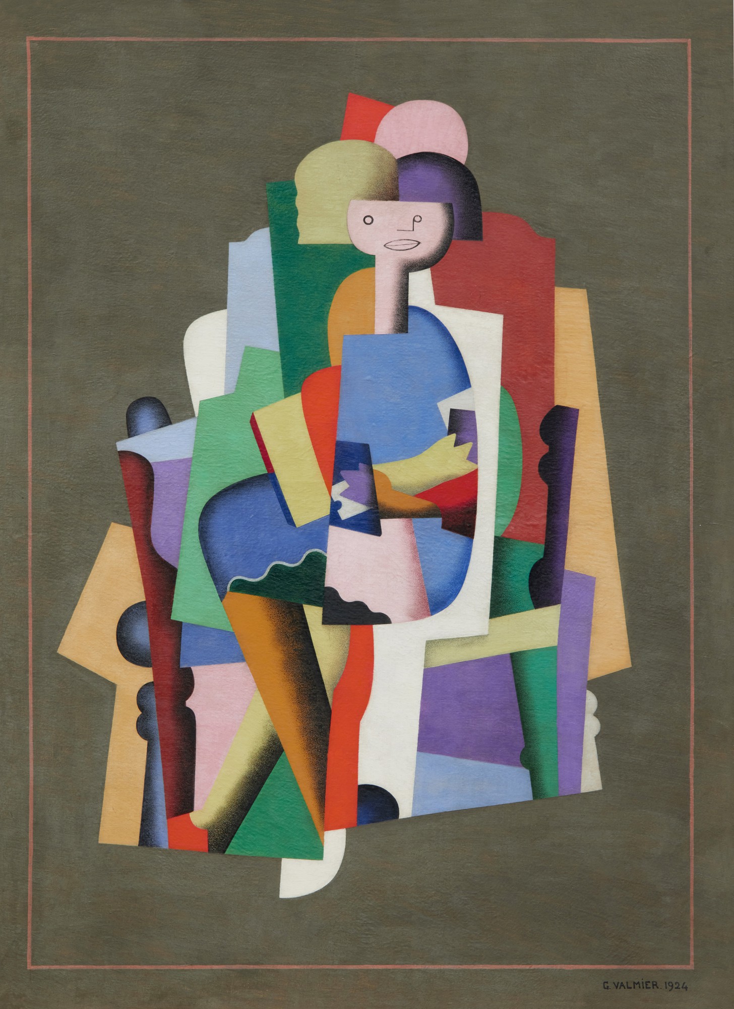 Georges Valmier — Jeune fille lisant