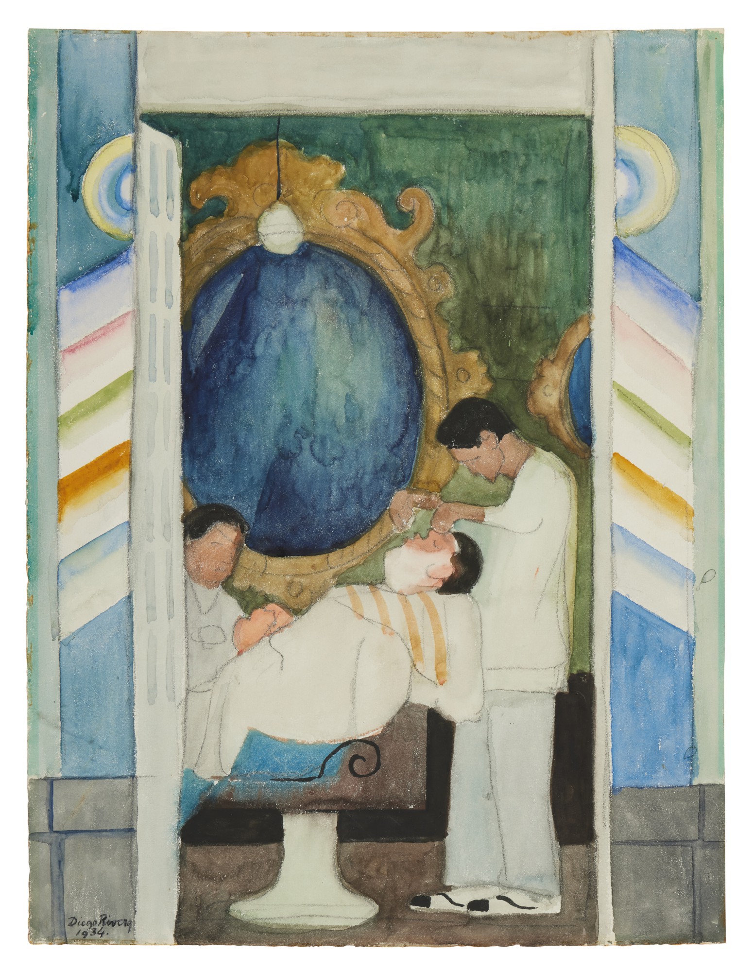 Diego Rivera — El peluquero