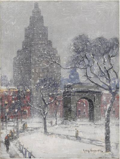 Washington Square, Winter, New York