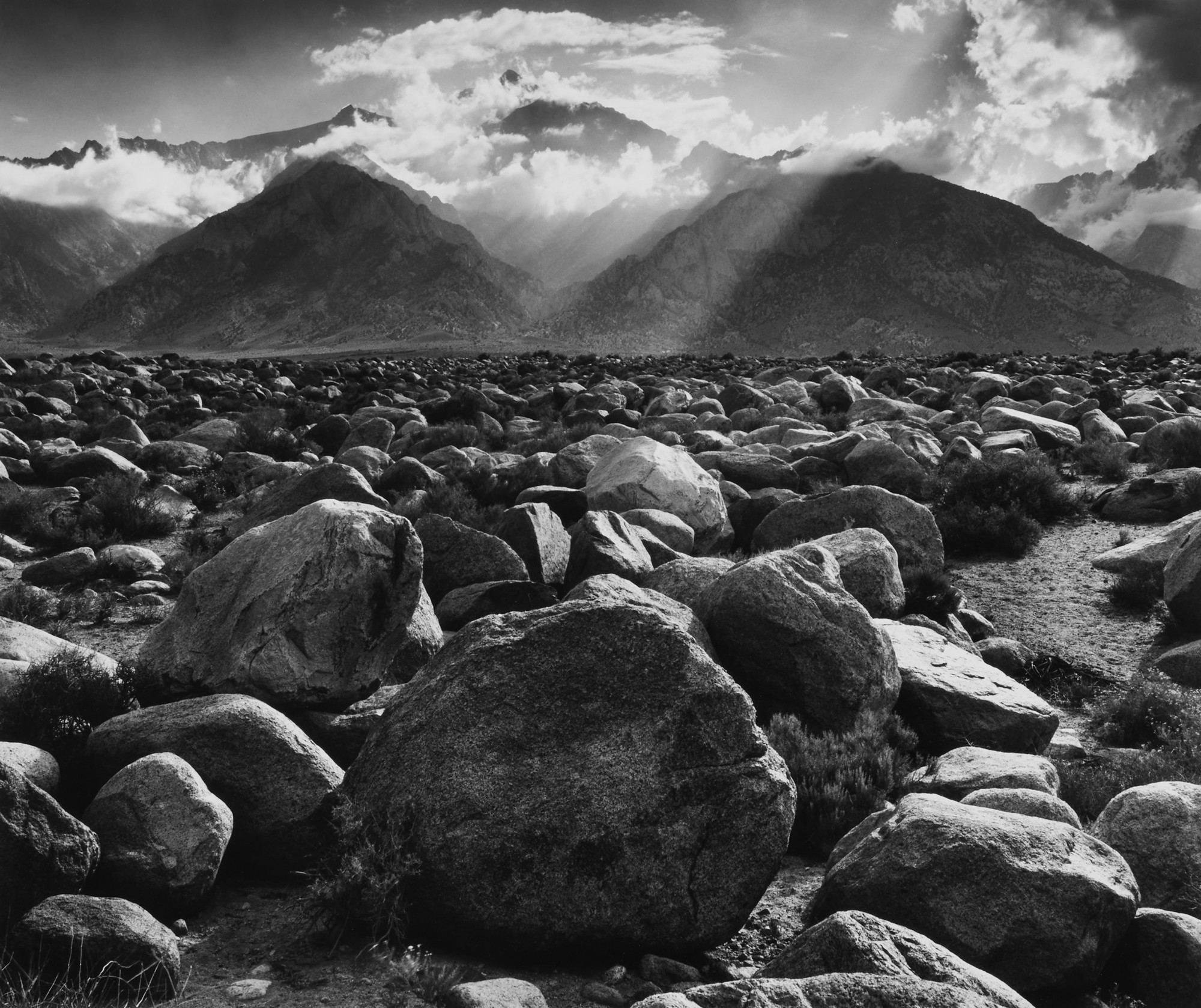 Ansel Adams — 'Mt. Williamson Sierra Nevada from Manzanar, California'