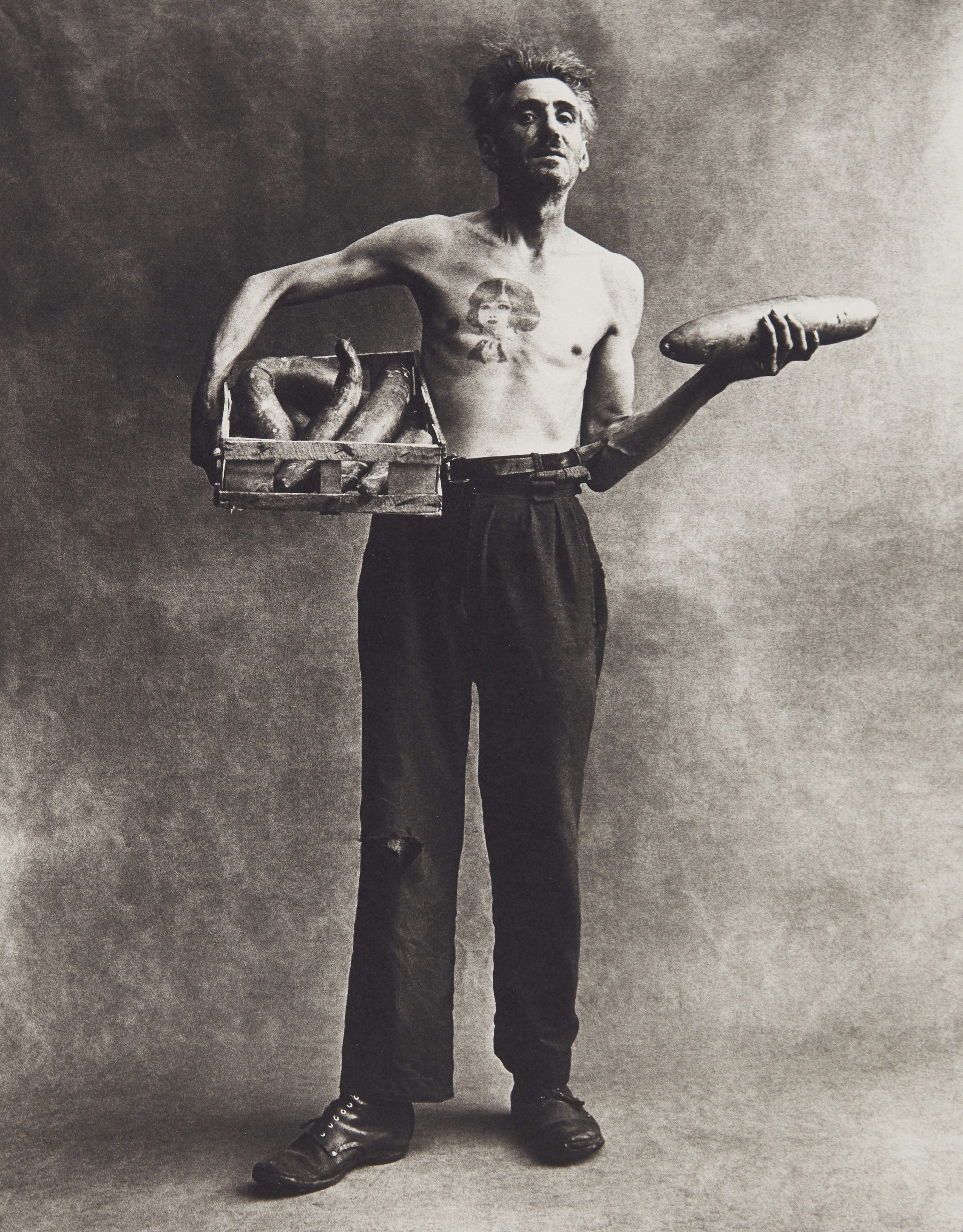 Irving Penn — 'Marchand de Concombres, Paris' 