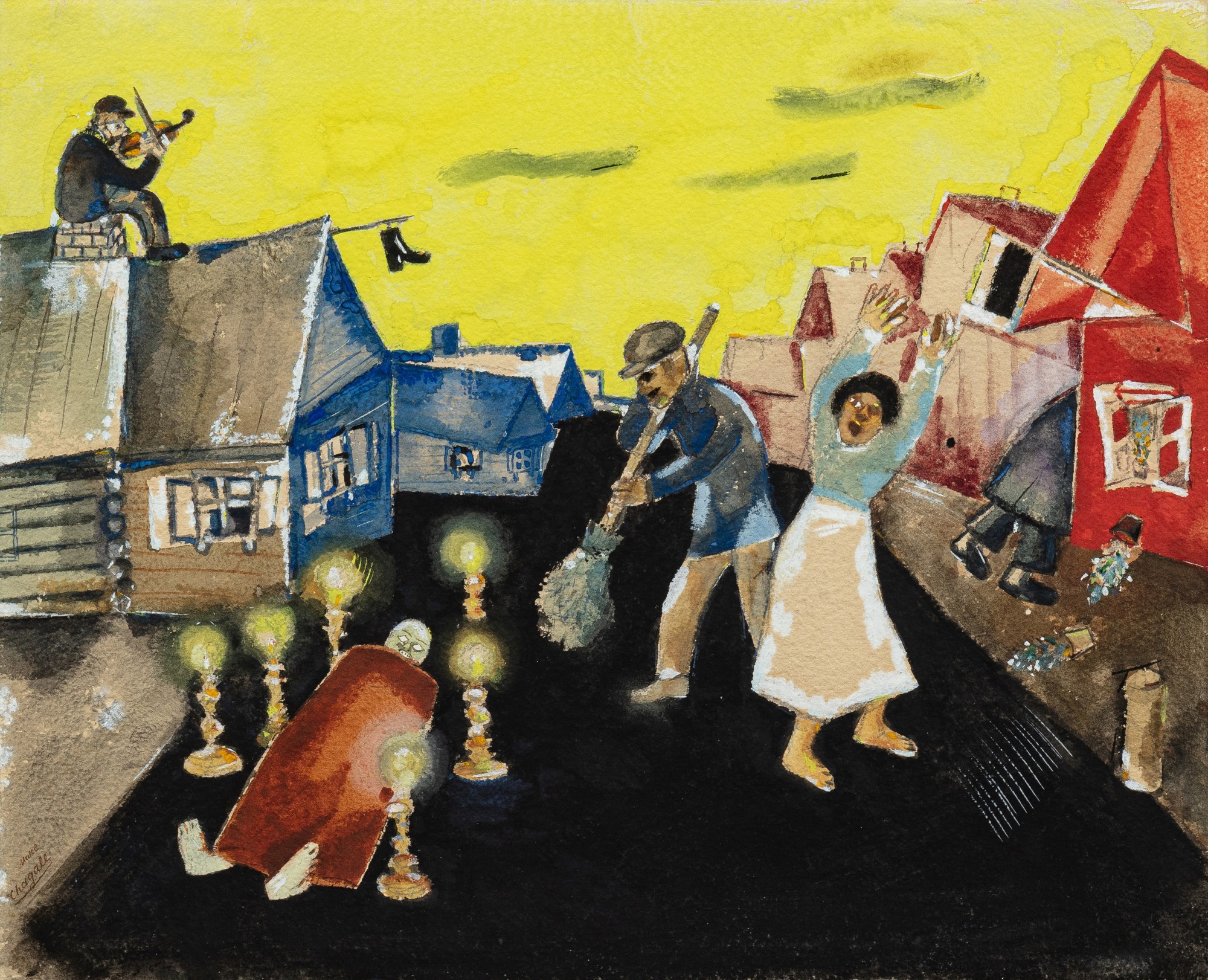 Marc Chagall — Le Mort