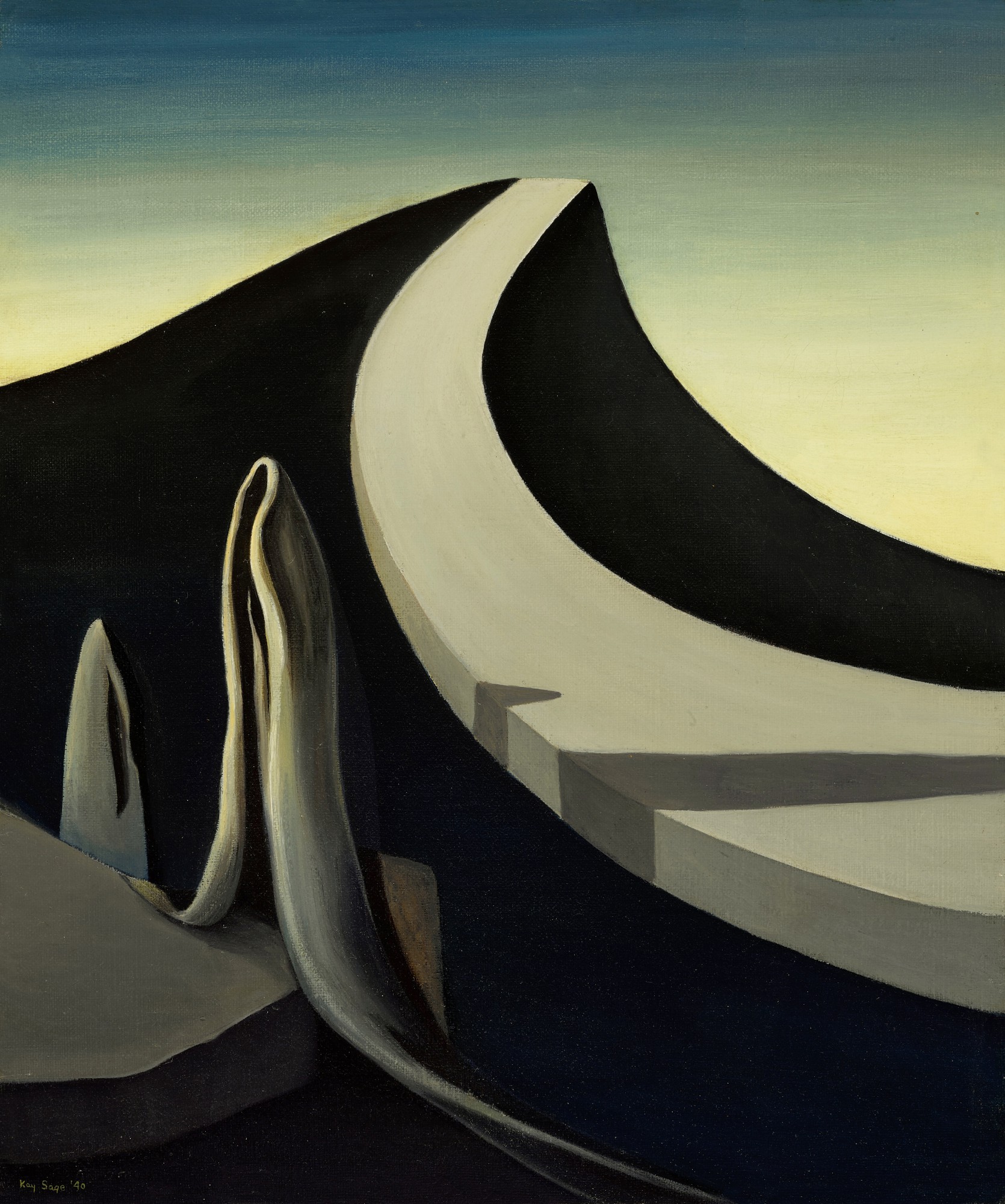 Kay Sage — I Walk Without Echo