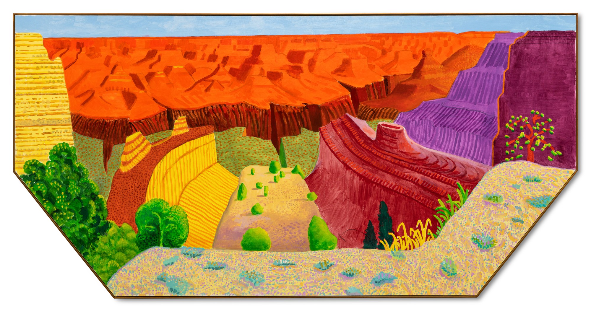 David Hockney — Grand Canyon II